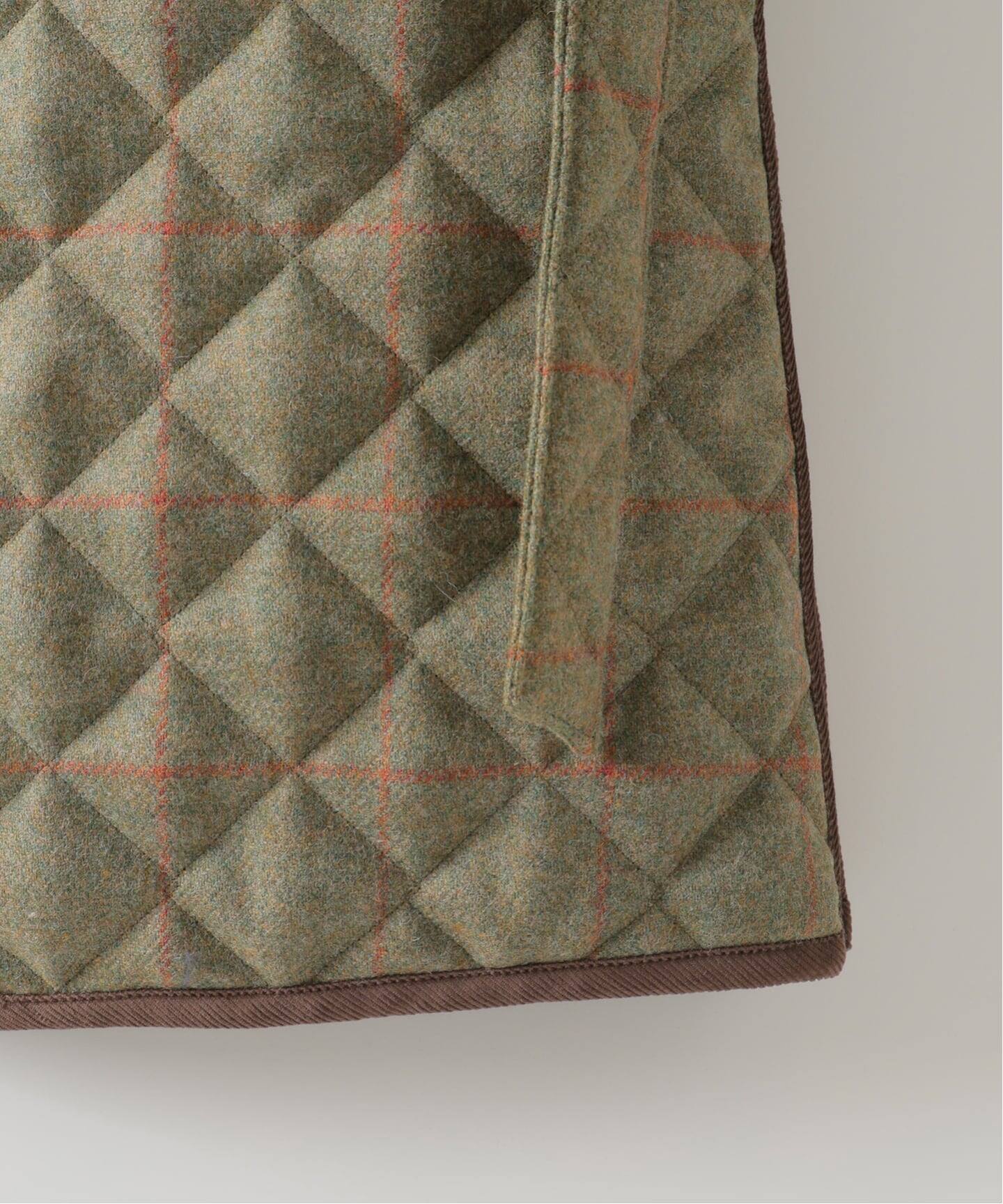 LAVENHAM (ラベンハム) 別注 Belted Chantry (ウィンドウペン)（中綿