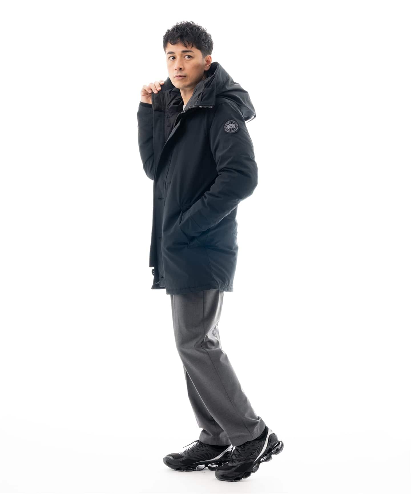 CANADA GOOSE (カナダグース) 3438MBJ Jasper/ジャスパー Parka Black