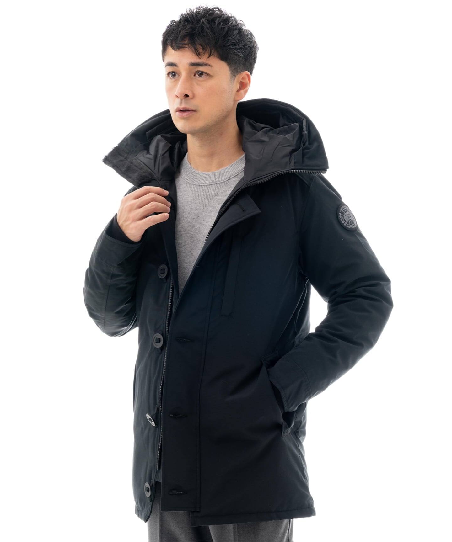 カナダグース　ジャスパー　 ダウン　黒 楽天市場】カナダグース CANADA GOOSE ジャスパーパーカ JASPER