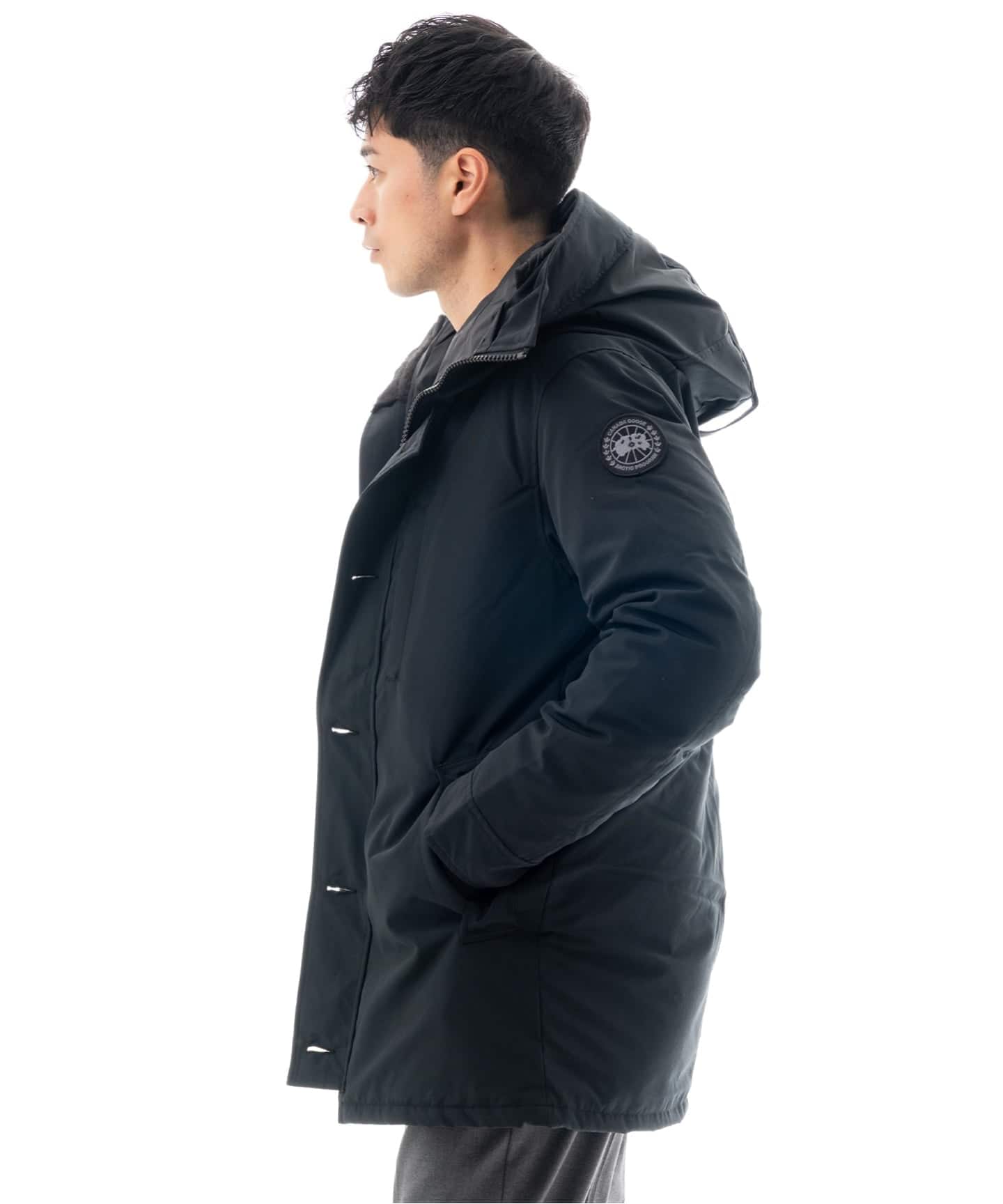 CANADA GOOSE (カナダグース) 3438MBJ Jasper/ジャスパー Parka Black