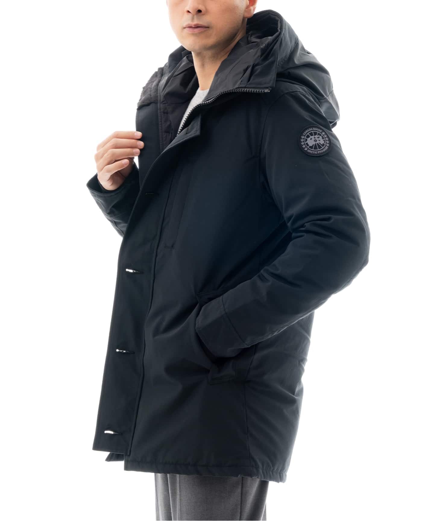 CANADA GOOSE (カナダグース) 3438MBJ Jasper/ジャスパー Parka Black