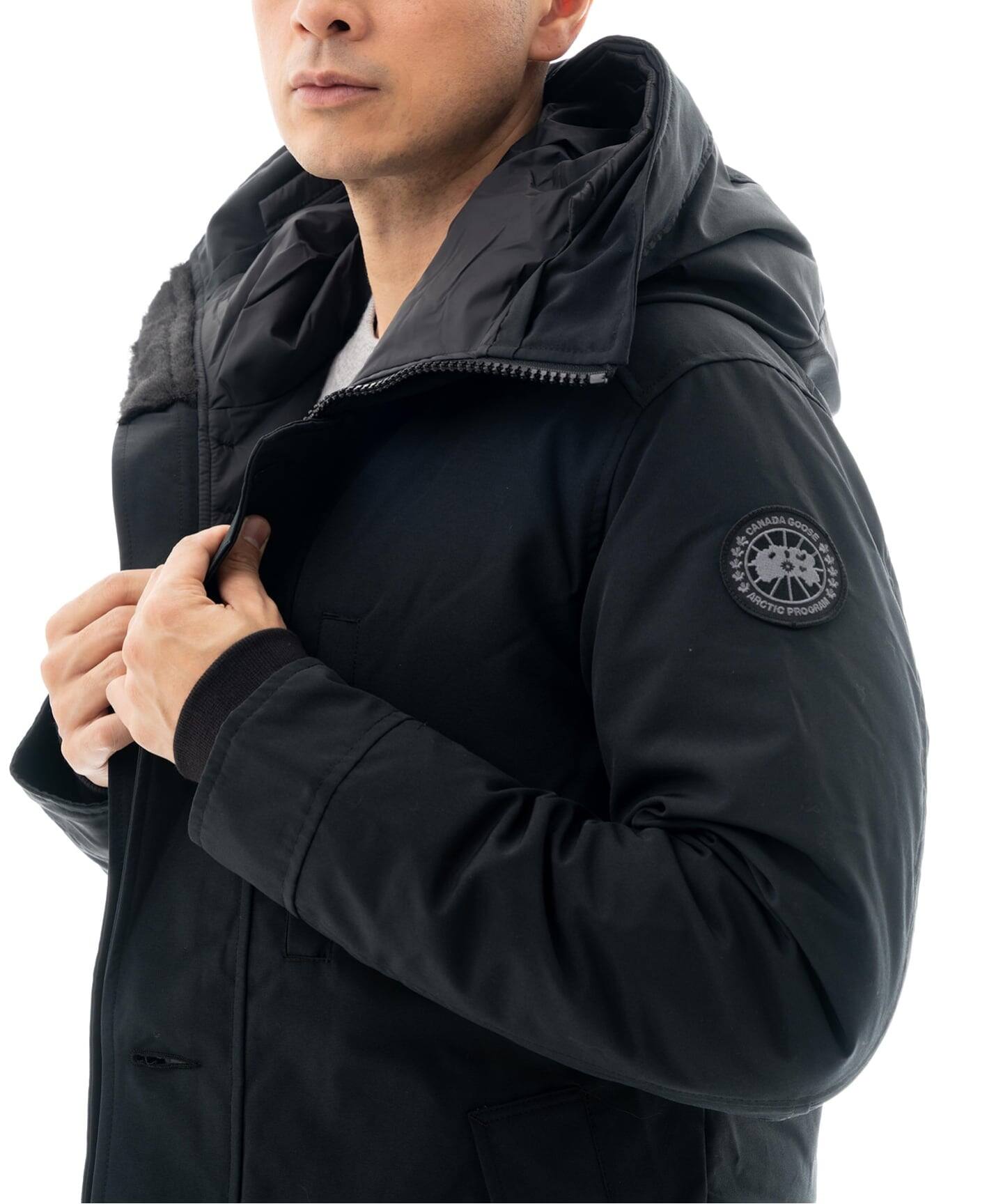CANADA GOOSE (カナダグース) 3438MBJ Jasper/ジャスパー Parka Black