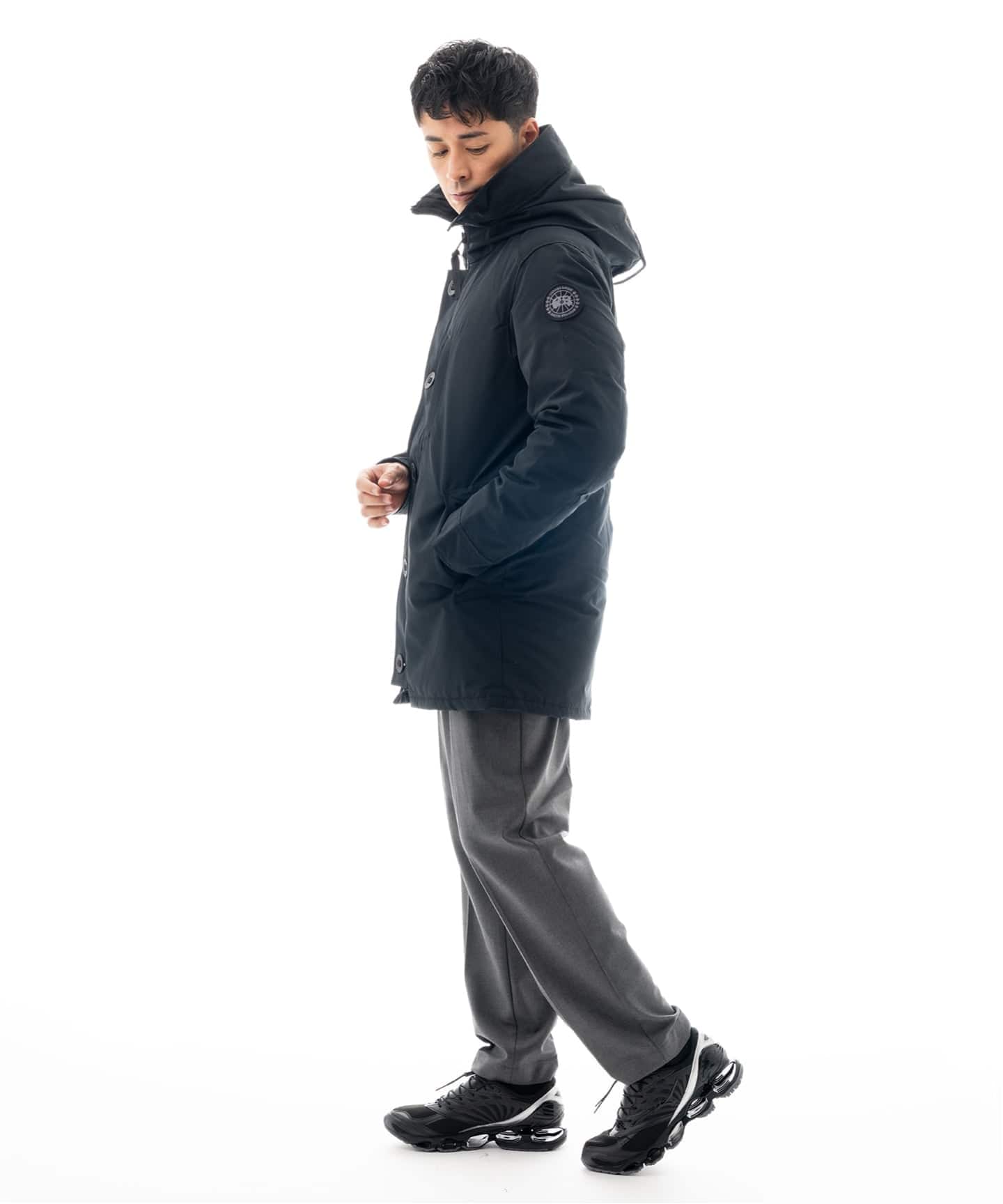 CANADA GOOSE (カナダグース) 3438MBJ Jasper/ジャスパー Parka Black