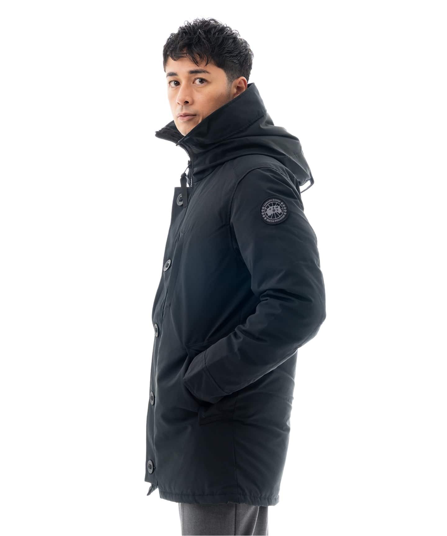 CANADA GOOSE (カナダグース) 3438MBJ Jasper/ジャスパー Parka Black