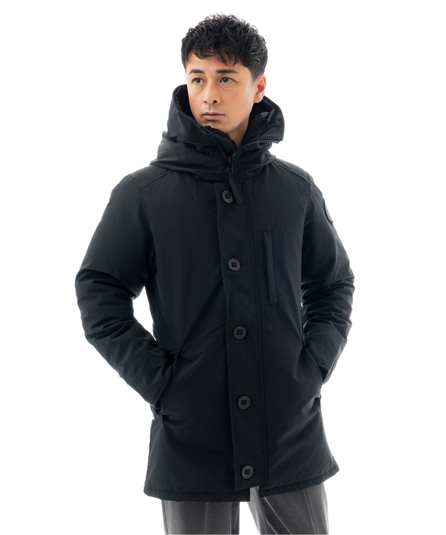 CANADA GOOSE (カナダグース) 3438MBJ Jasper/ジャスパー Parka Black