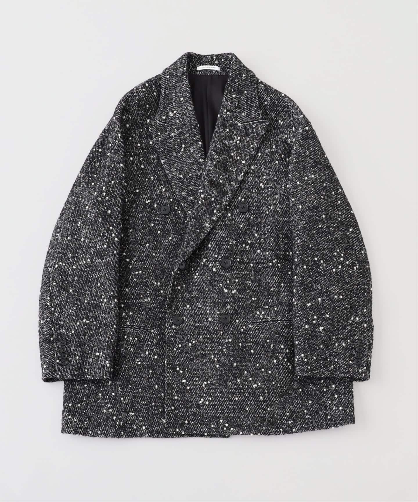 ジャケット・アウター COUTURE D'ADAM Silknep Tweed Cottage CT COUTURE D'ADAM - COUTURE D'ADAM Cottage coat クチュールドア