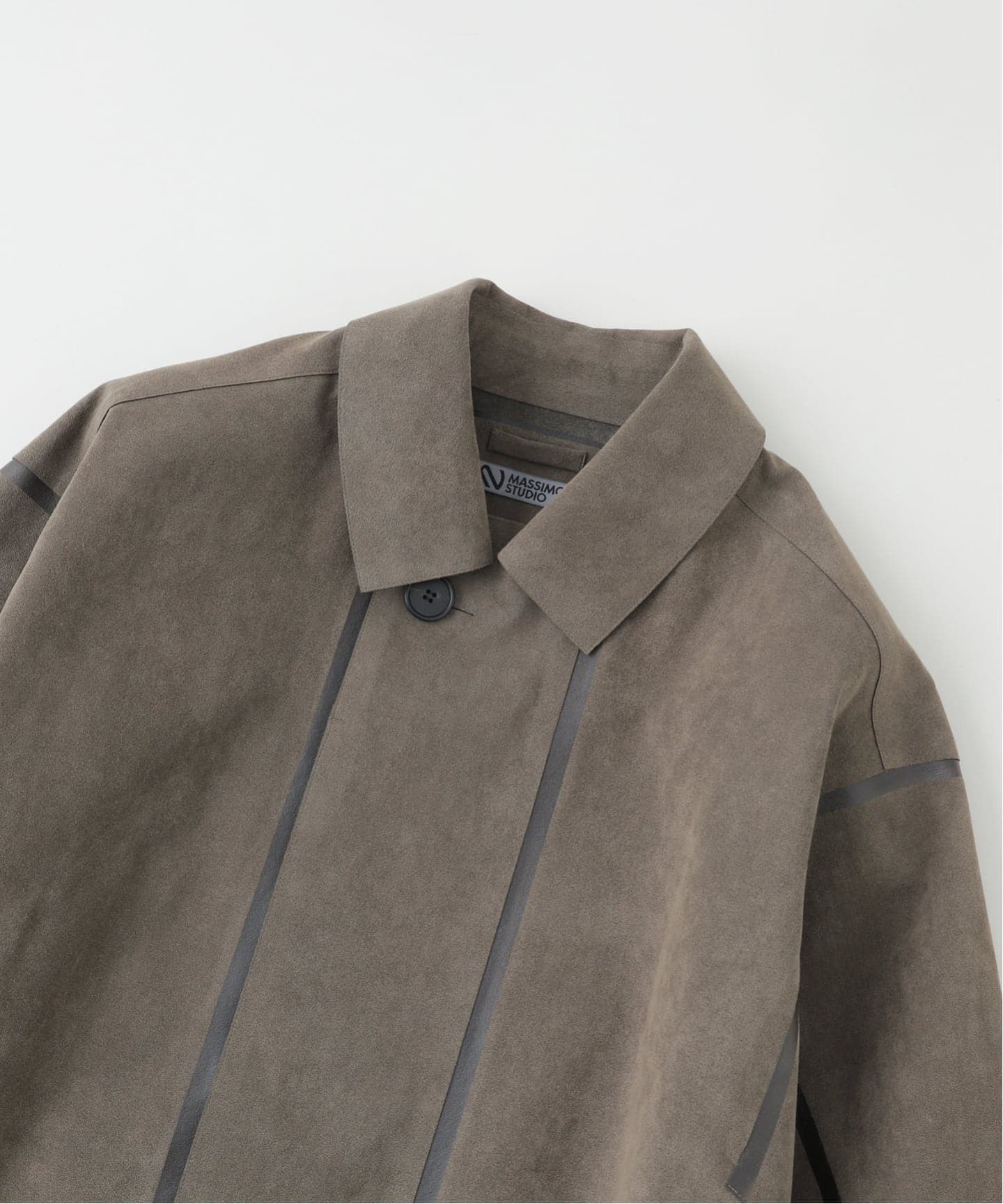 M.O STUDIO(マッシモ オスティ スタジオ) OW LONG JACKET IN ALCANTARA