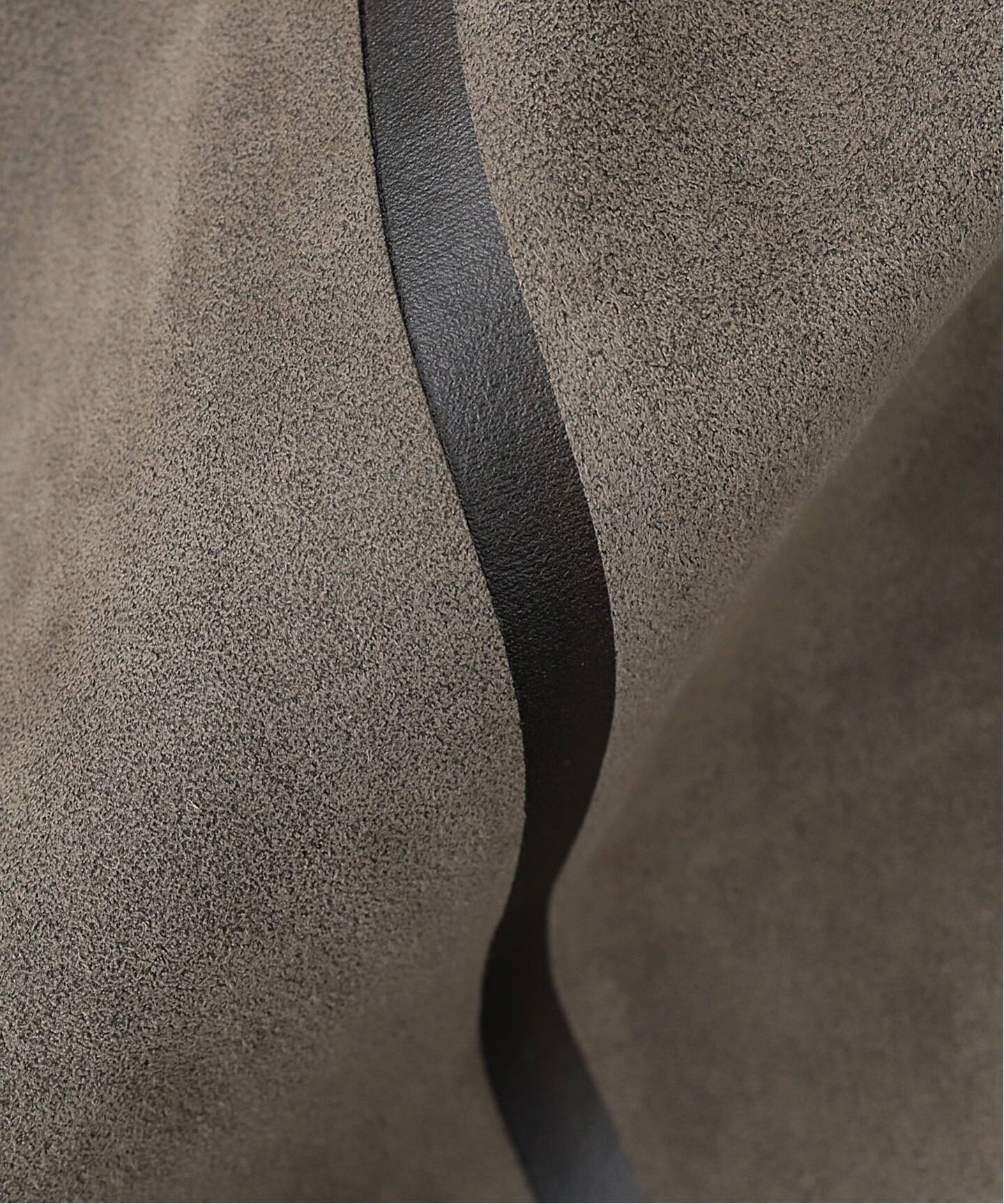 M.O STUDIO(マッシモ オスティ スタジオ) OW LONG JACKET IN ALCANTARA