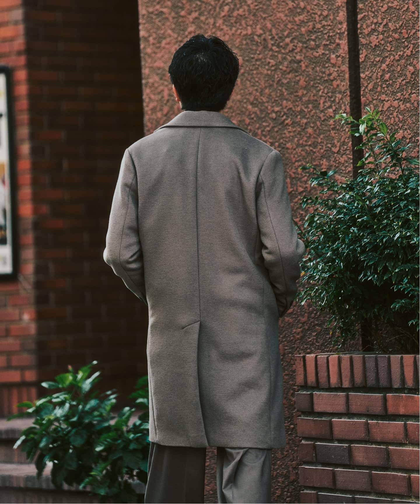 【美品】エディフィス チェスターコート　ロングコート　ウールコート　ブラック　L EDIFICE（ウール ・ チェスターコート）のフリマアイテム一覧