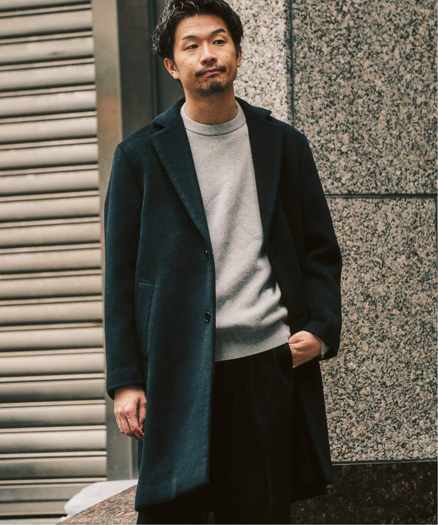 ウールミックスチェスターコート（チェスターコート）｜417 EDIFICE