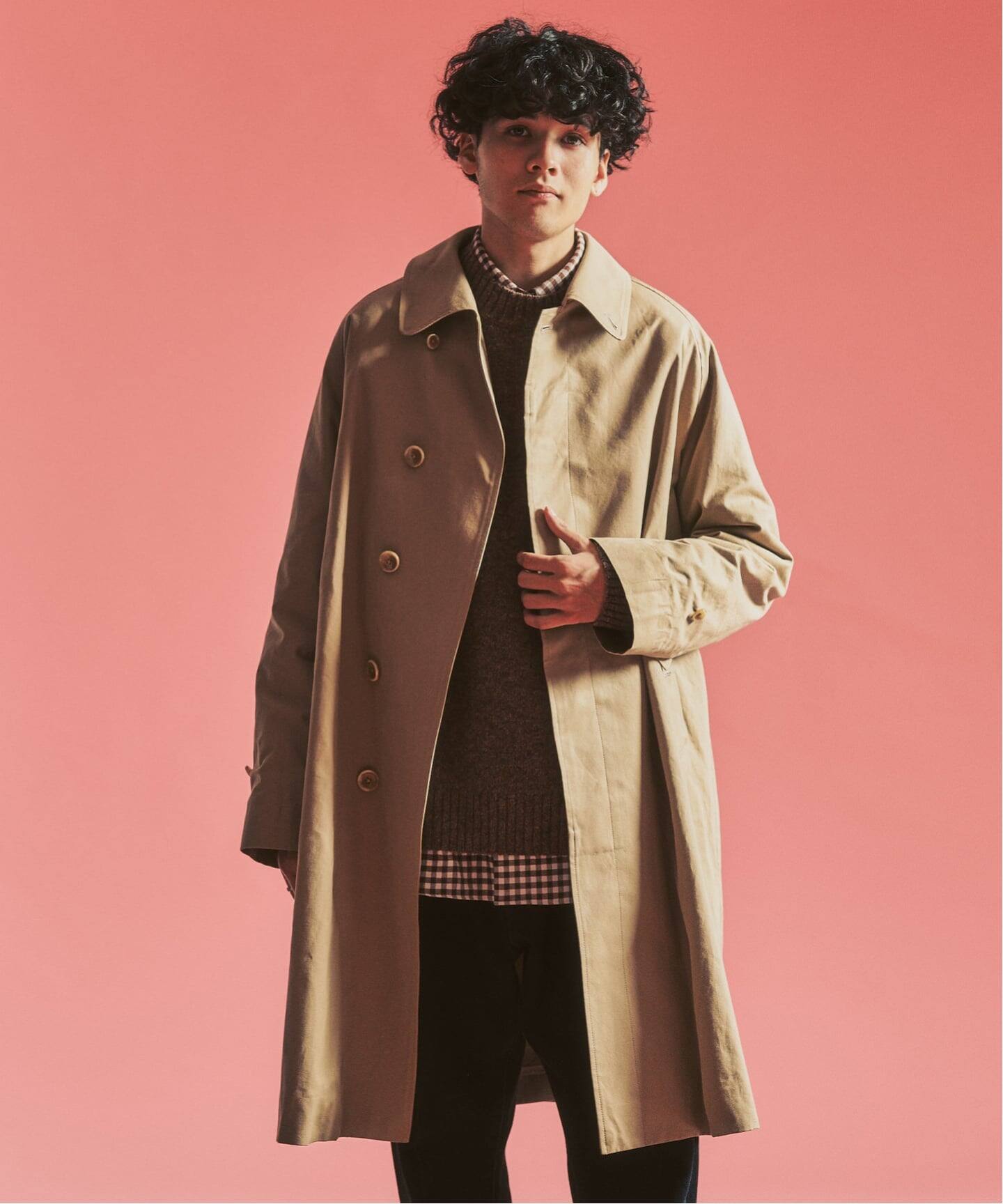 MOONLIGHT CLOTHING】 Balmacaan coat / バルマカーンコート（ステン