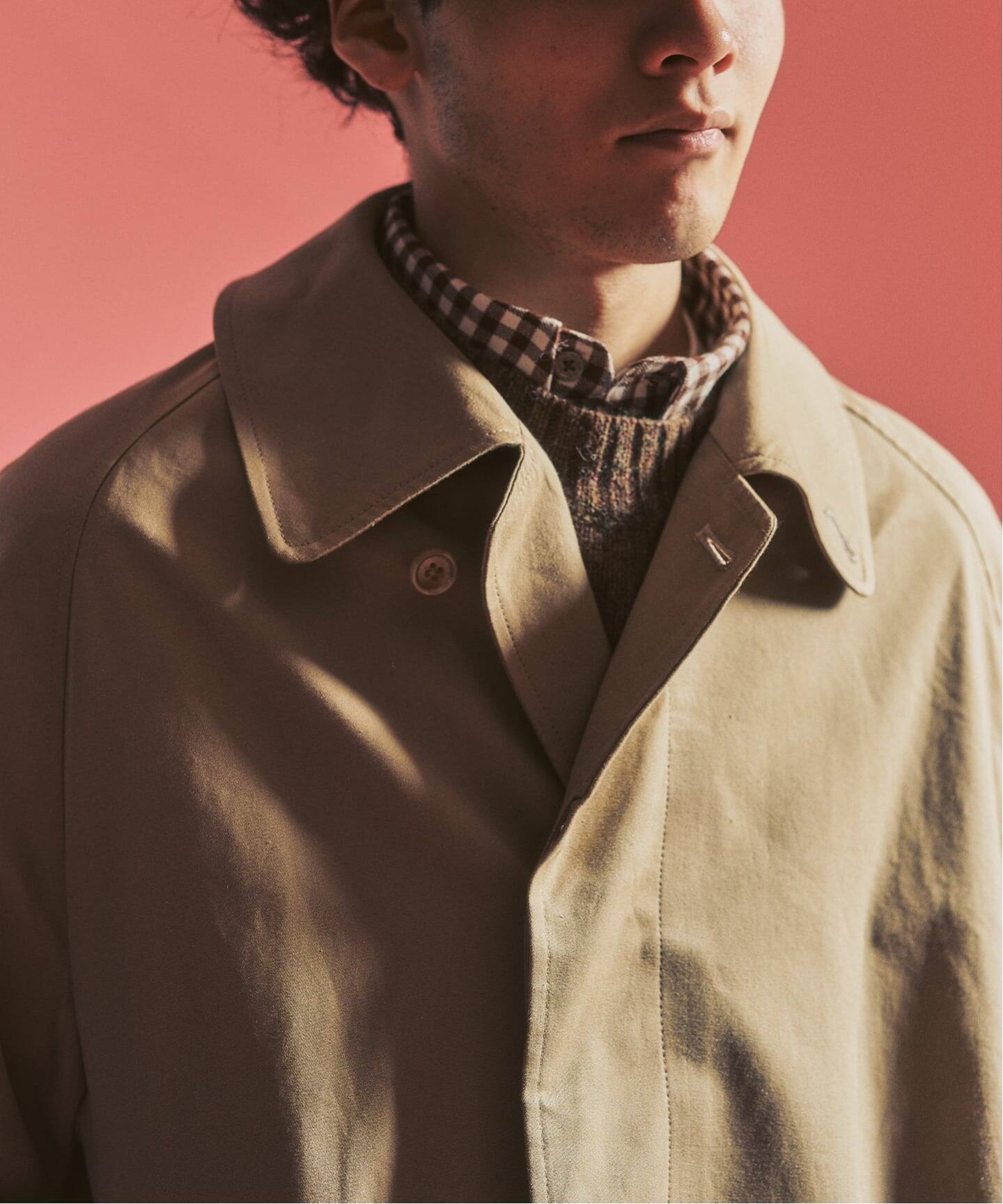 MOONLIGHT CLOTHING】 Balmacaan coat / バルマカーンコート（ステン 