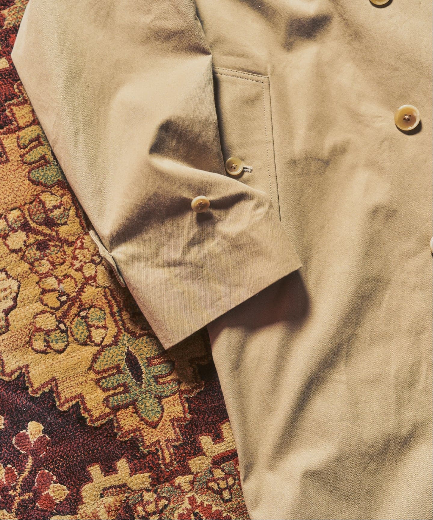MOONLIGHT CLOTHING】 Balmacaan coat / バルマカーンコート（ステン