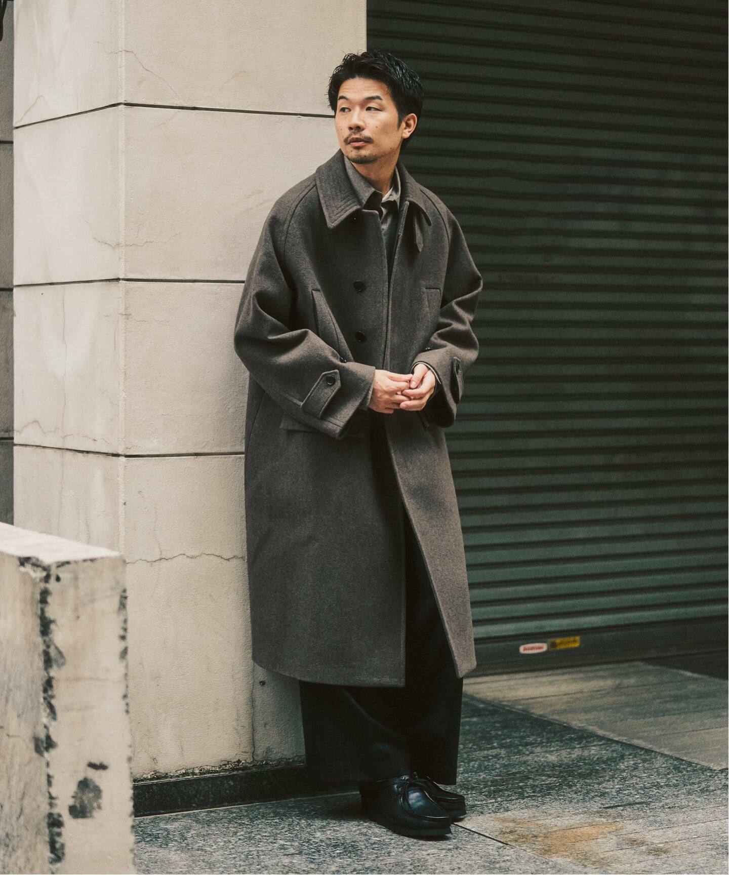 Balmacaan coat オーバーサイズ バルマ カン コート URBAN RESEARCH 