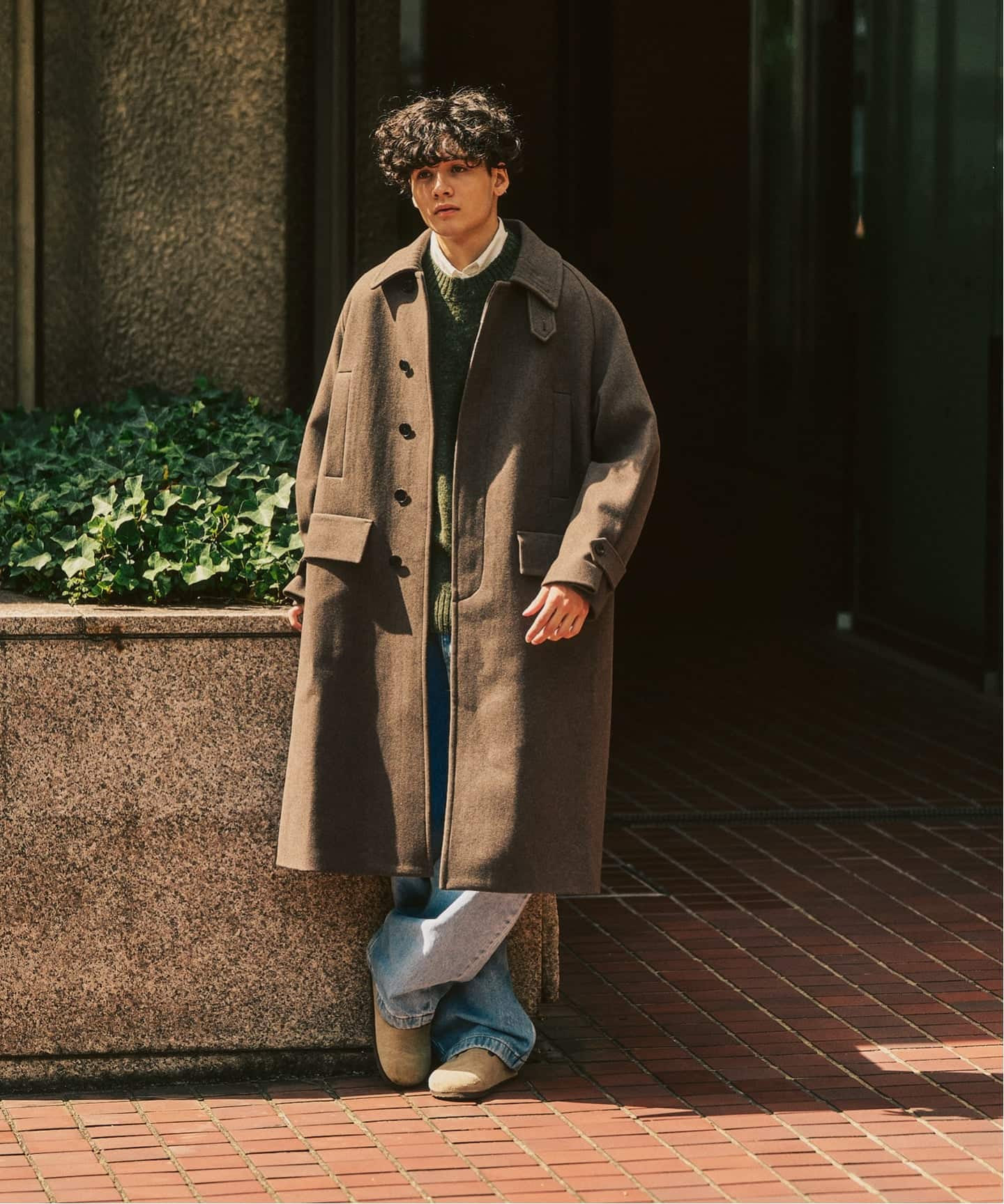 ANOTHER OFFICE 417別注 Voyager Bold Balmacaan Coat バルマカーン