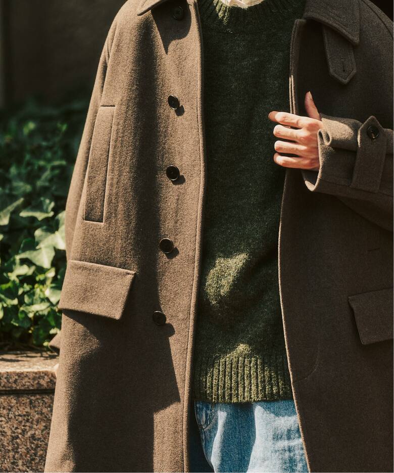 ANOTHER OFFICE 417別注 Voyager Bold Balmacaan Coat バルマカーン 