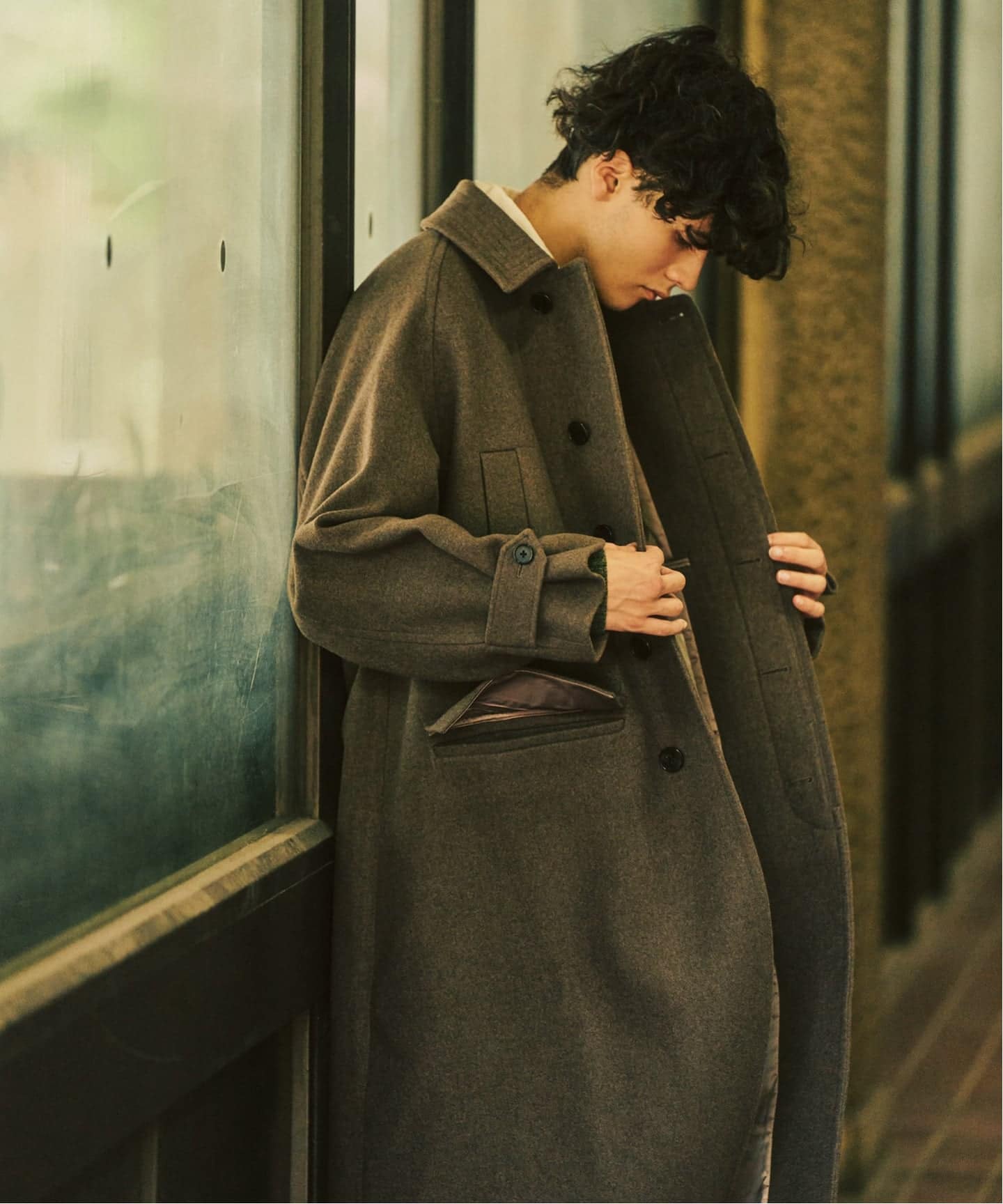 ANOTHER OFFICE 417別注 Voyager Bold Balmacaan Coat バルマ