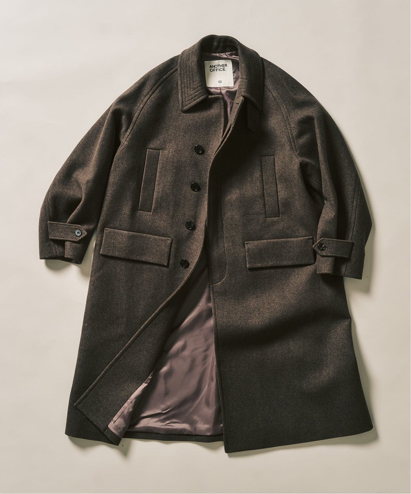 追加予約｜ANOTHER OFFICE 417別注 Voyager Bold Balmacaan Coat