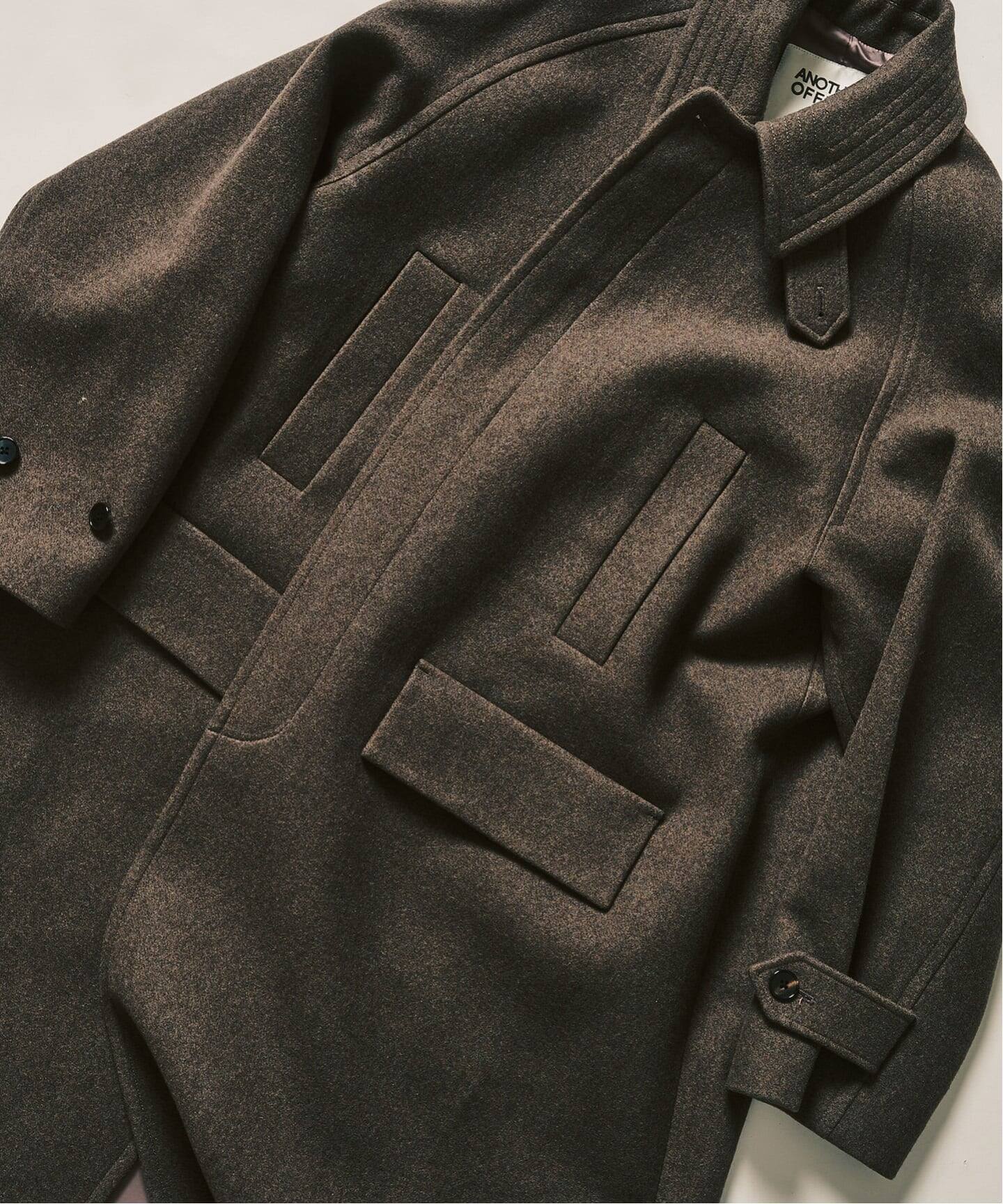 ANOTHER OFFICE 417別注 Voyager Bold Balmacaan Coat バルマカーン