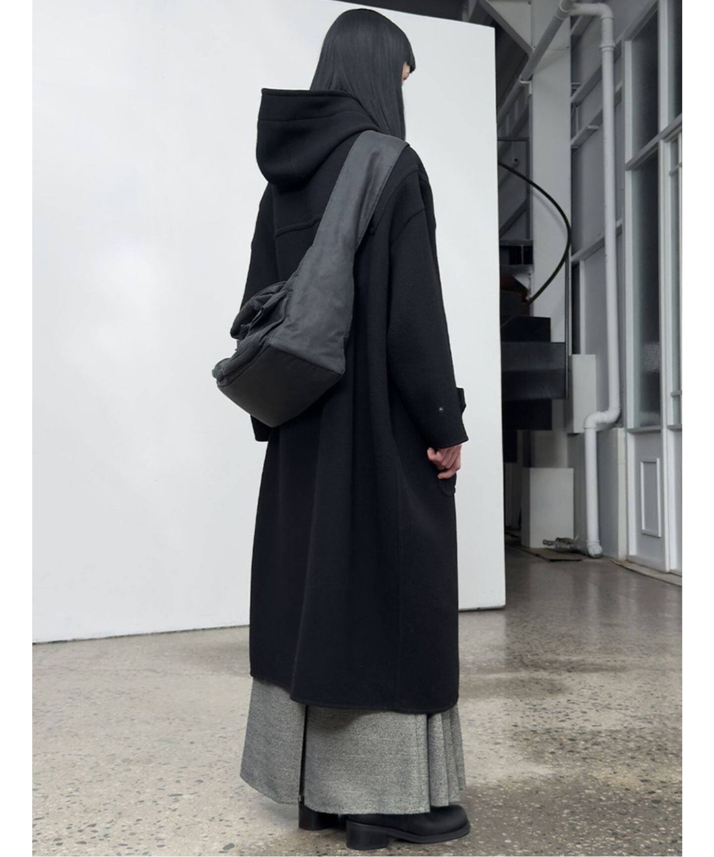 Geek Office / ギークオフィス】OPEN YY / Woven HOODED DUFFLE COAT