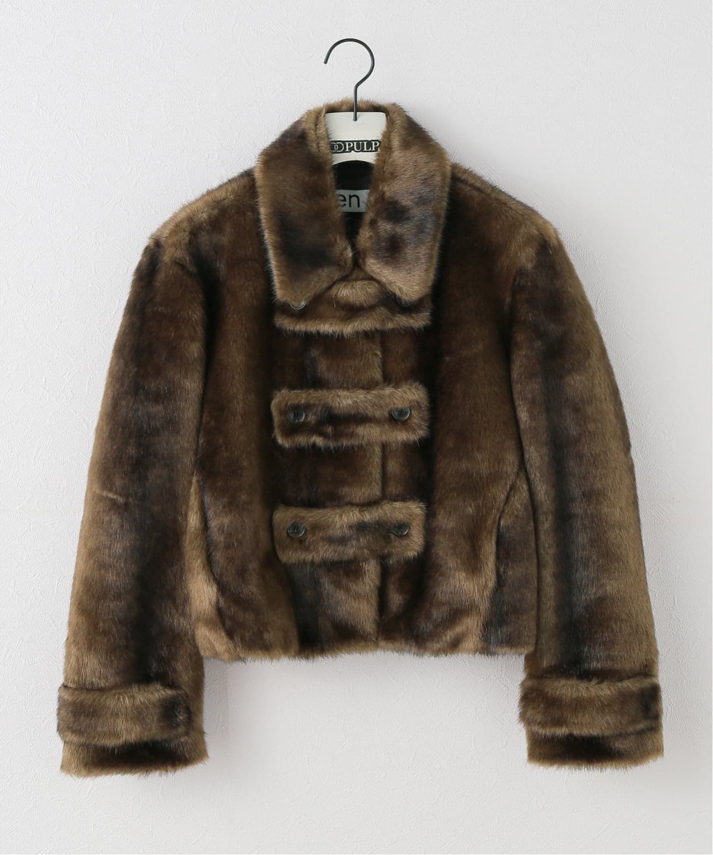 Geek Office / ギークオフィス】OPEN YY Woven FAUX FUR TAB TOGGLE
