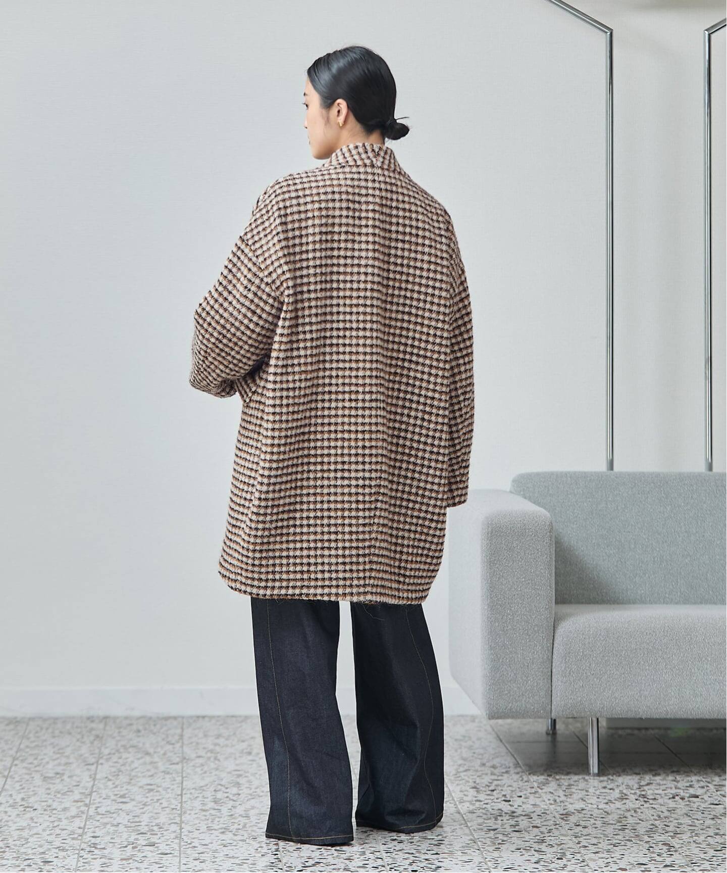 最終値下げ✩︎⡱JOURNAL STANDARD L'ESSAGE コクーンコート JOURNAL STANDARD L'ESSAGE｜《追加予約》SUPER140S/GIOLICA