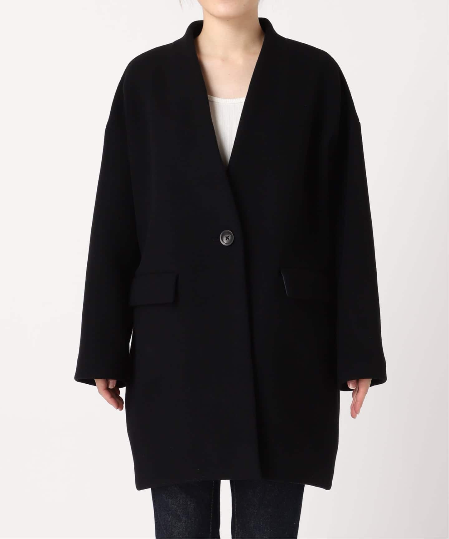 2023AW SUPER140S/GIOLICA コクーンコート JOURNAL STANDARD L'ESSAGE｜《追加予約》SUPER140S/GIOLICA