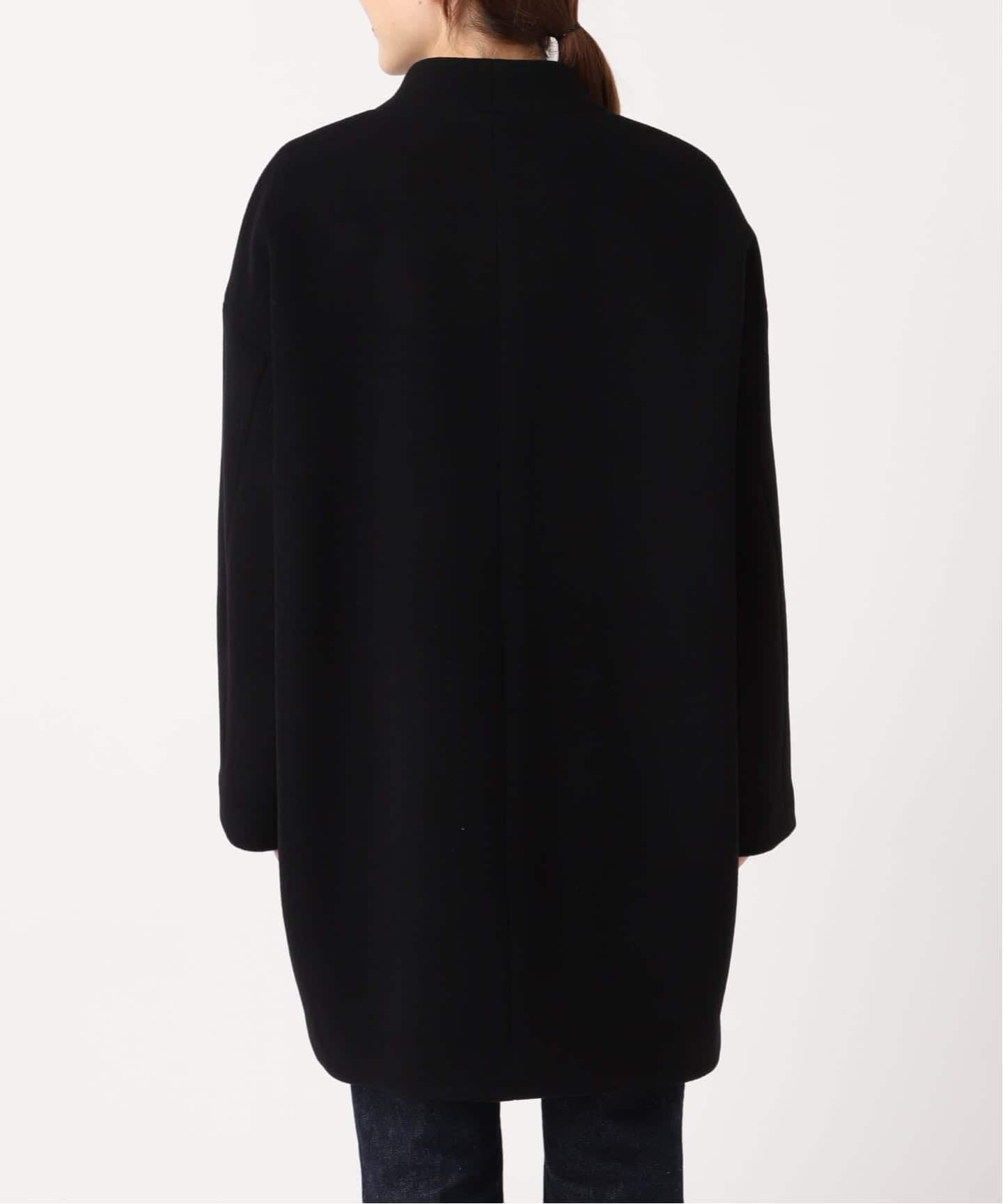 追加3》SUPER140S/GIOLICA コクーンコート（ノーカラーコート