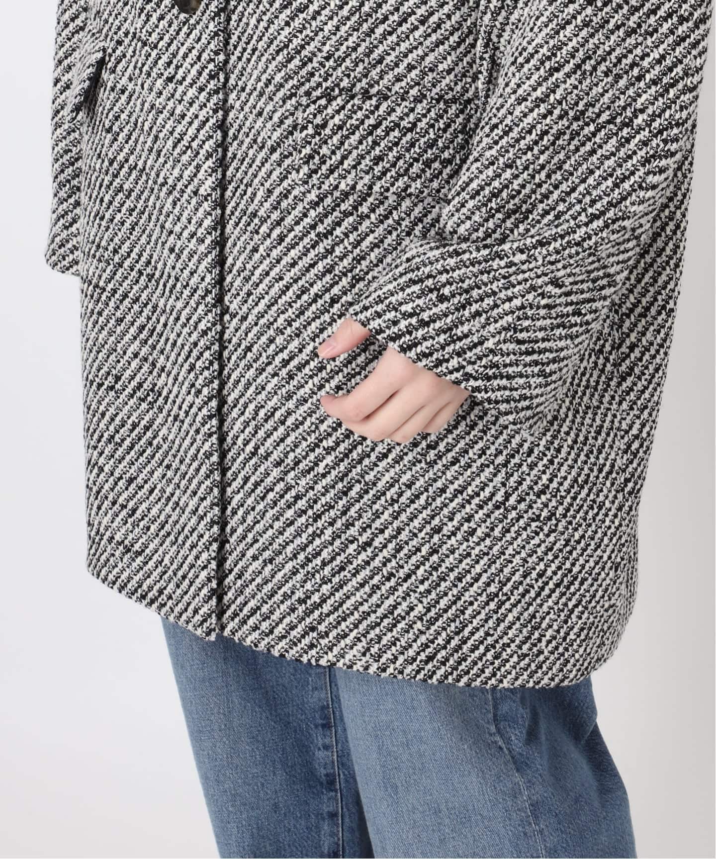 ジャーナルスタンダードレサージュ　GIOLICA ヘリンボンコクーンコート ジャーナルスタンダードレサージュ GIOLICA ヘリンボンコクーンコート