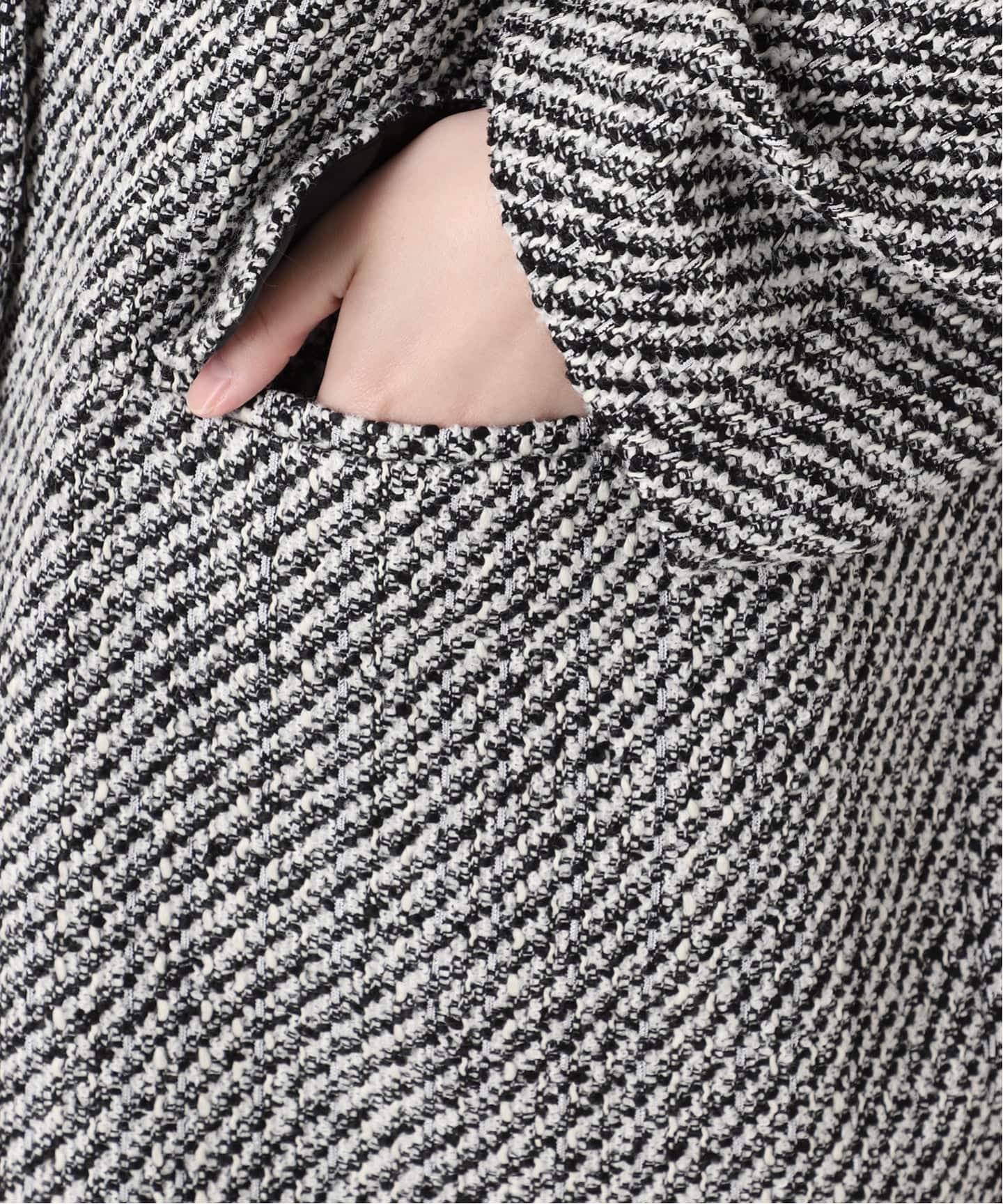 ジャーナルスタンダードレサージュ 23AW GIOLICA コクーンコート 追加》SUPER140S/GIOLICA コクーンコート（ノーカラーコート