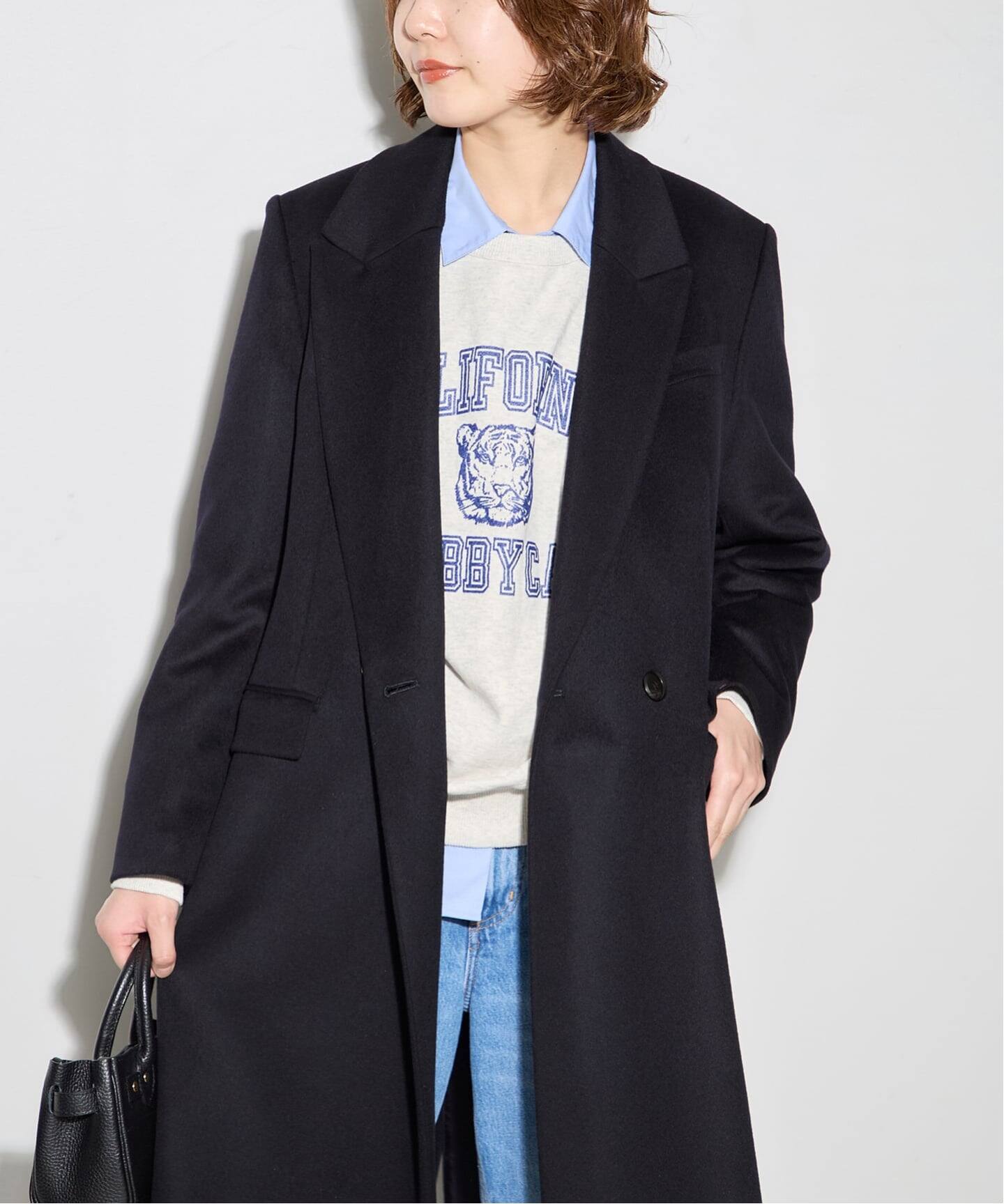 カシミヤMIXウールチェスターコート（チェスターコート）｜JOURNAL