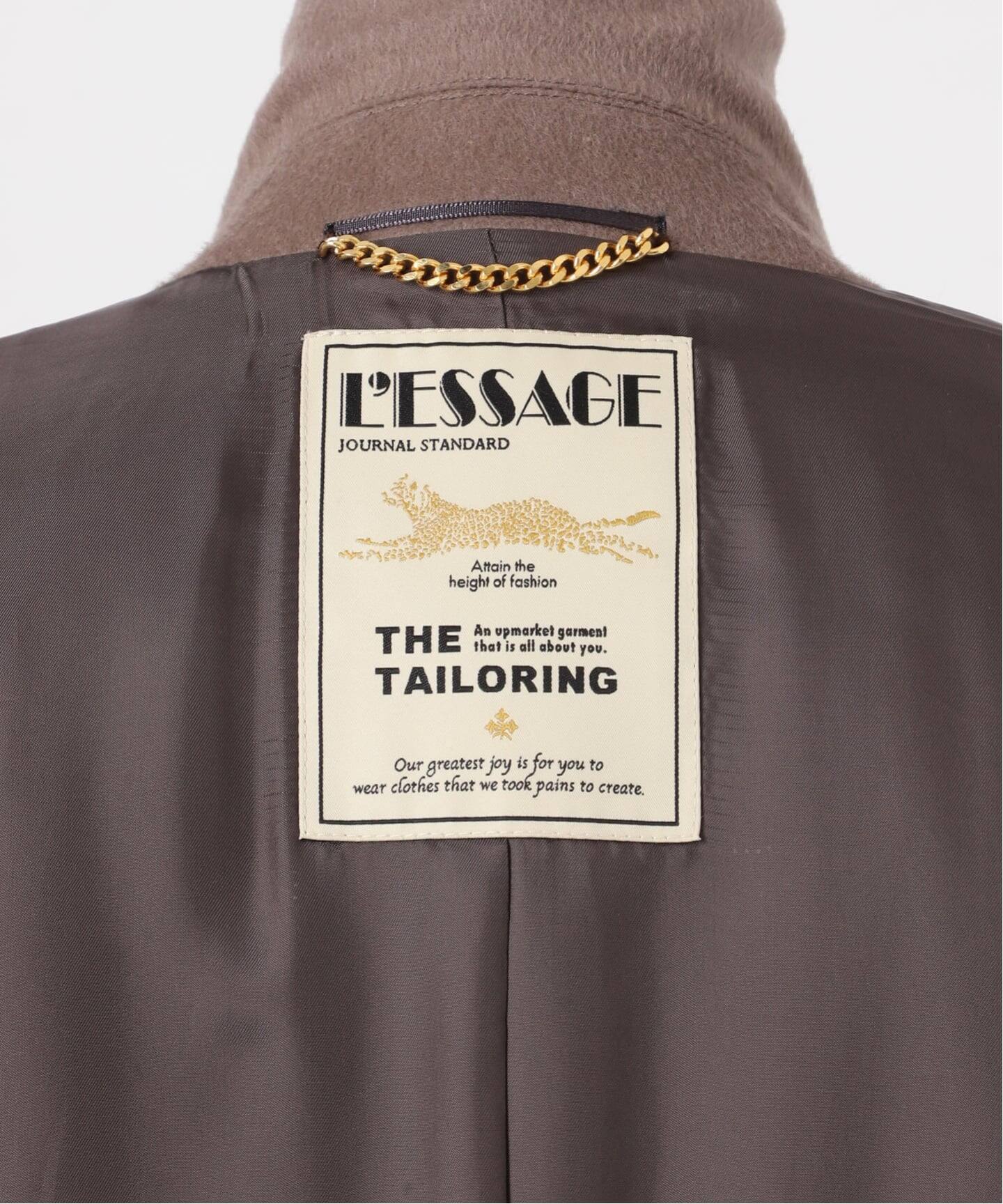 journal standard L'ESSAGE 100%カシミヤ コート Menchiカシミヤチェスターコート | ジャーナルスタンダード レサージュ