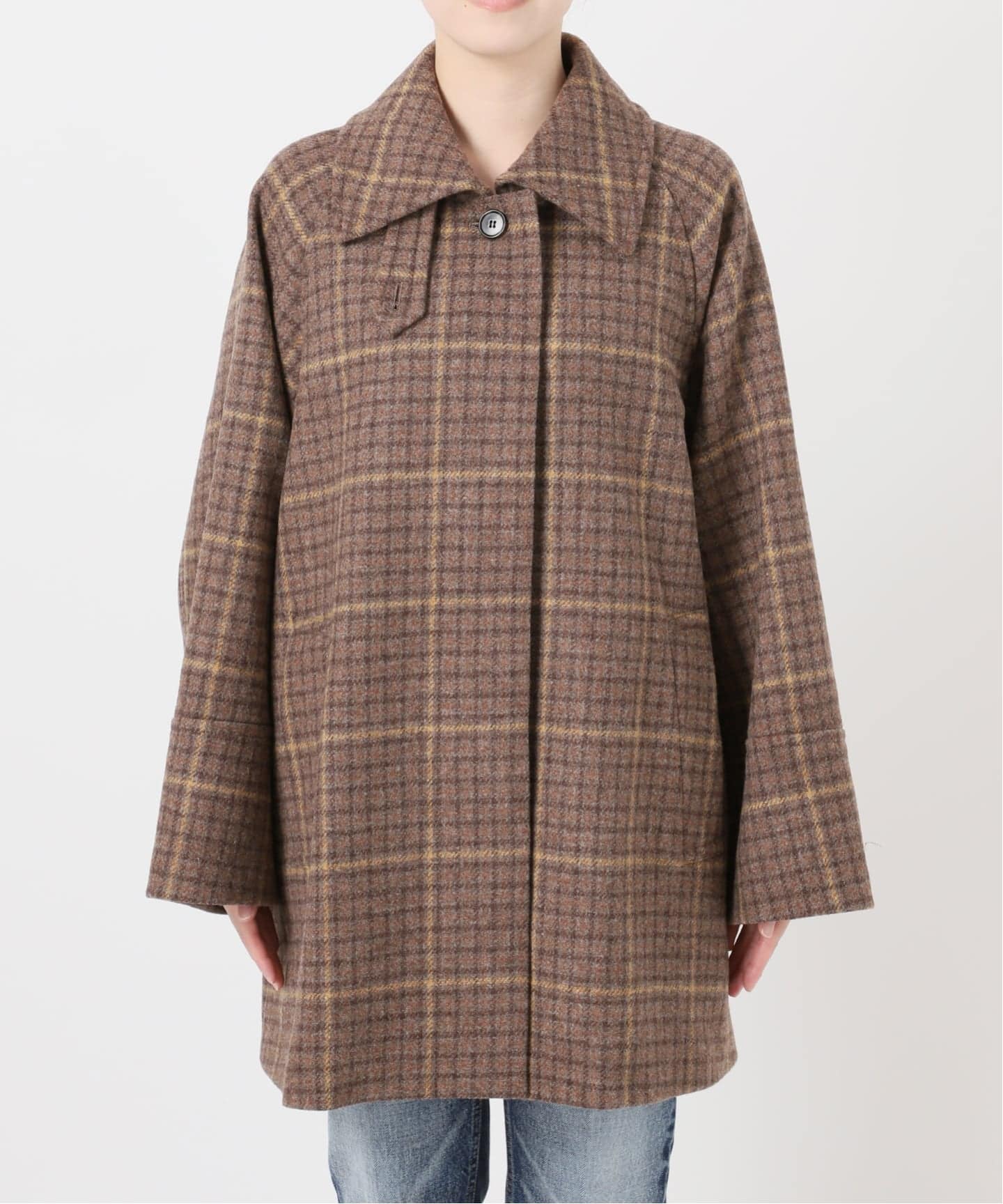 チェックワイドコート（その他ブルゾン／アウター）｜JOURNAL STANDARD