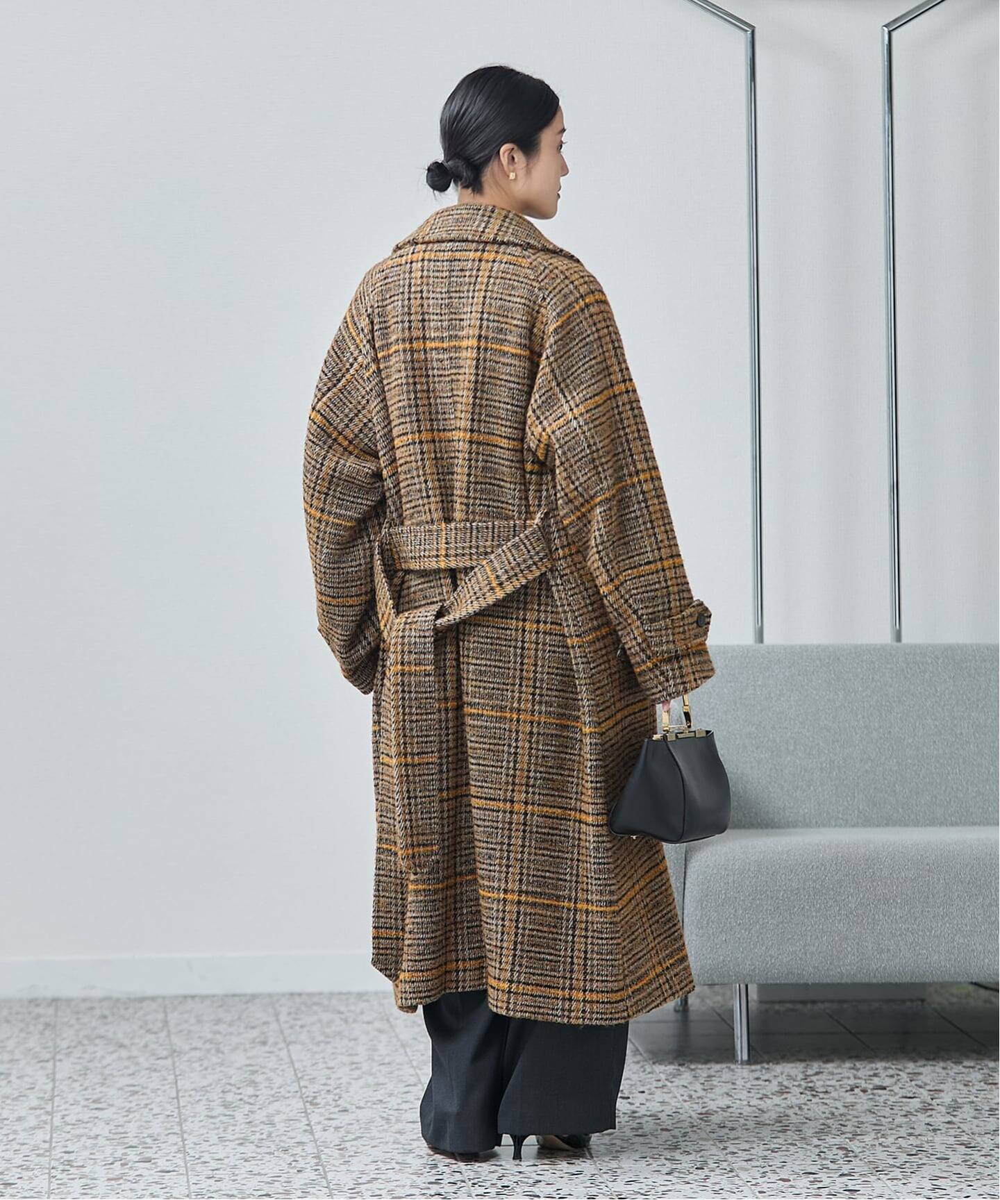 追加予約》モッサ/GIOLICAチェックバルカラーコート（その他
