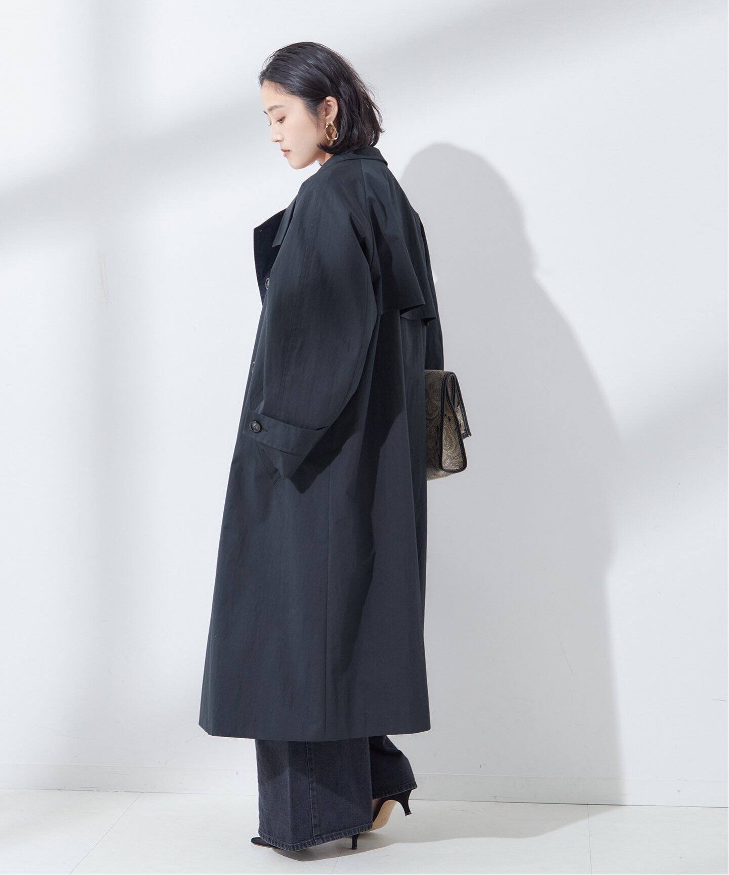 予約》NALYAスタンドロングコート（その他ブルゾン／アウター  