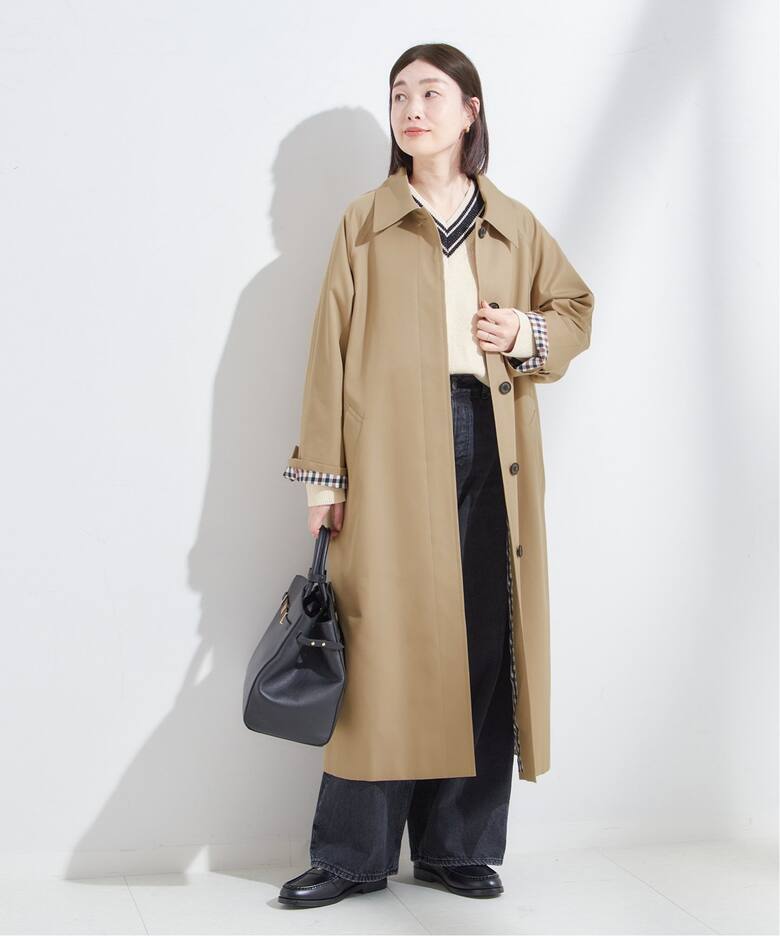 別注】Aquascutum×LESSAGE ステンカラーコート（ステンカラーコート 
