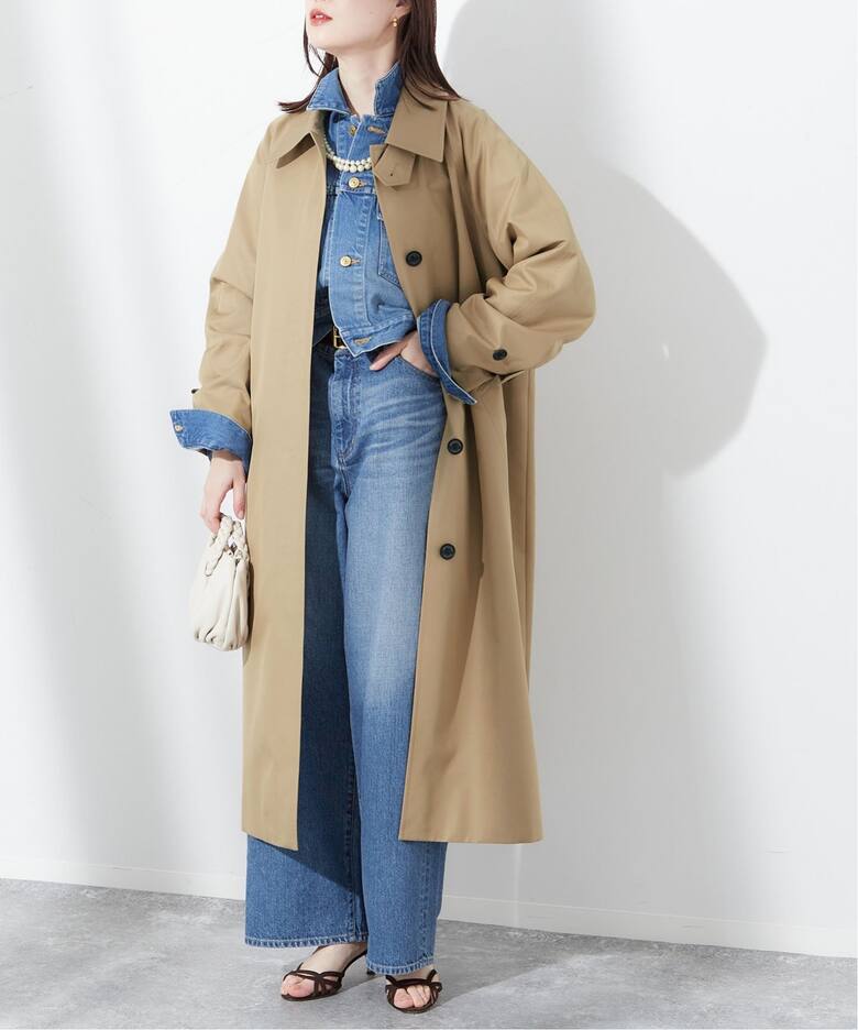 別注】Aquascutum×LESSAGE ステンカラーコート（ステンカラーコート  