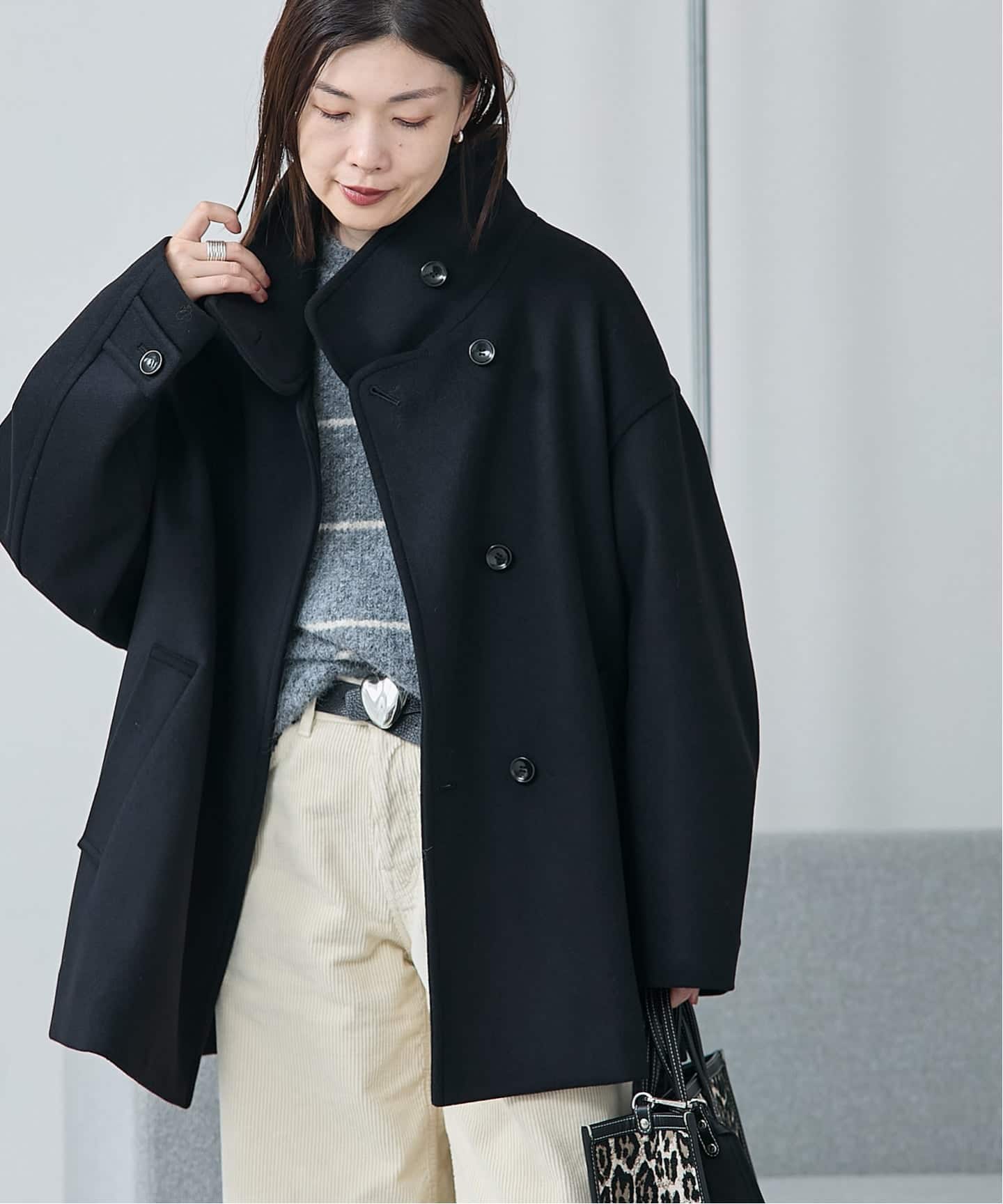 予約》MANTECO/TWEEDスタンドショートコート（その他ブルゾン