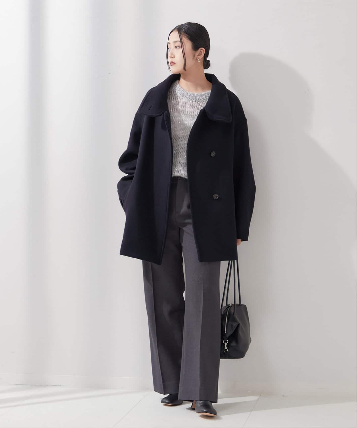 予約》MANTECO/TWEEDスタンドショートコート（その他ブルゾン
