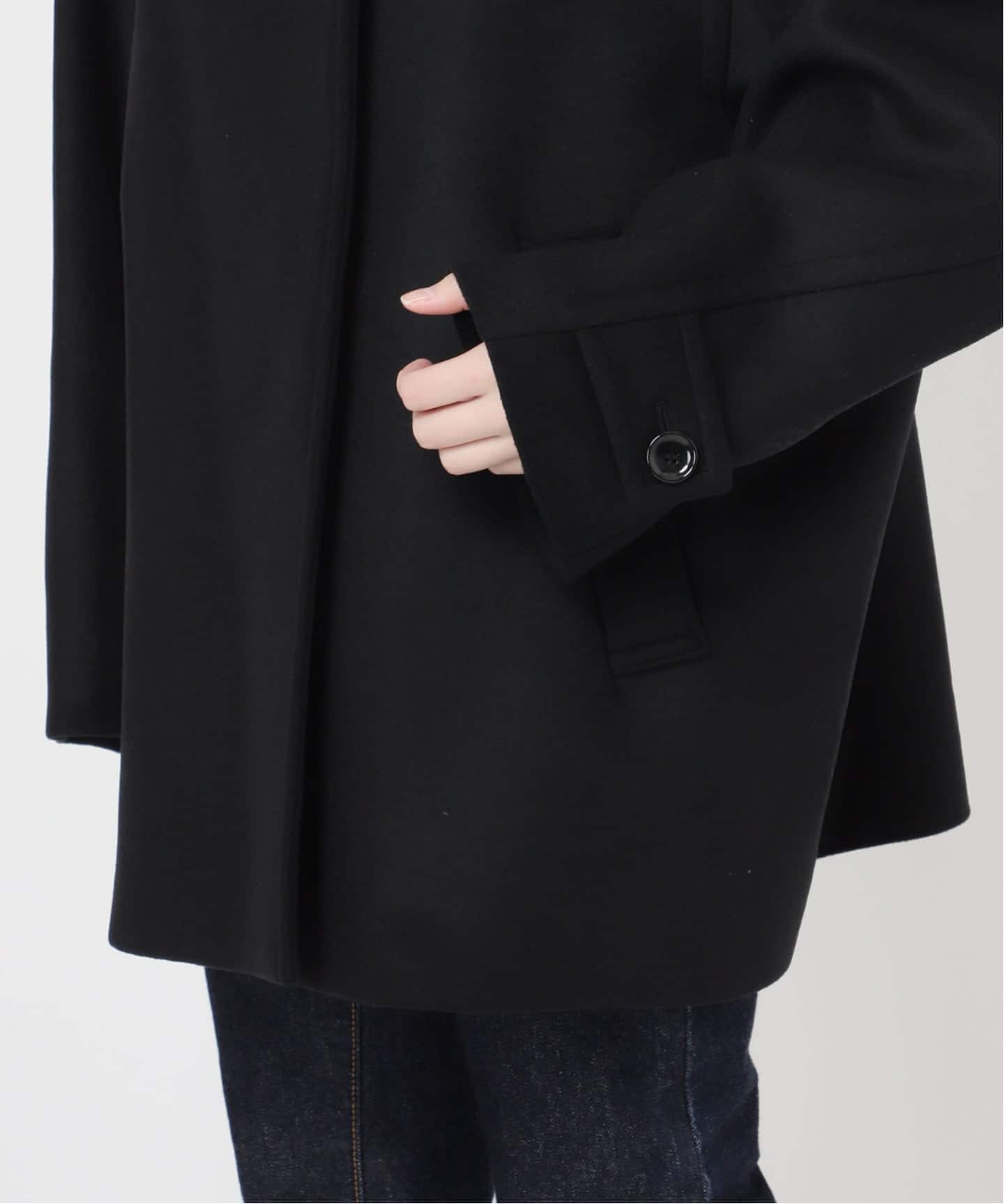 MANTECO/TWEEDスタンドショートコート（その他ブルゾン