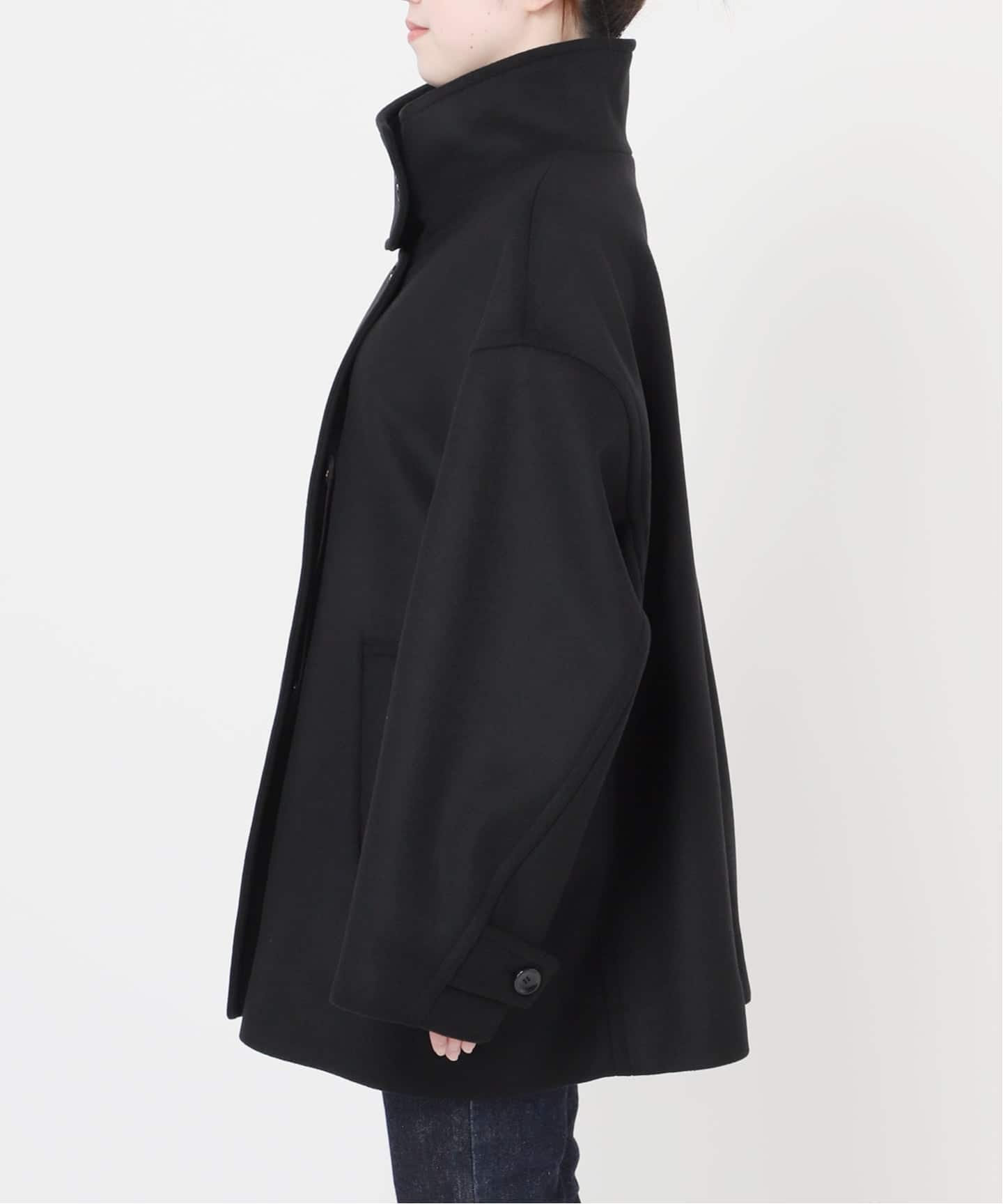 追加3》MANTECO/TWEEDスタンドショートコート（その他ブルゾン