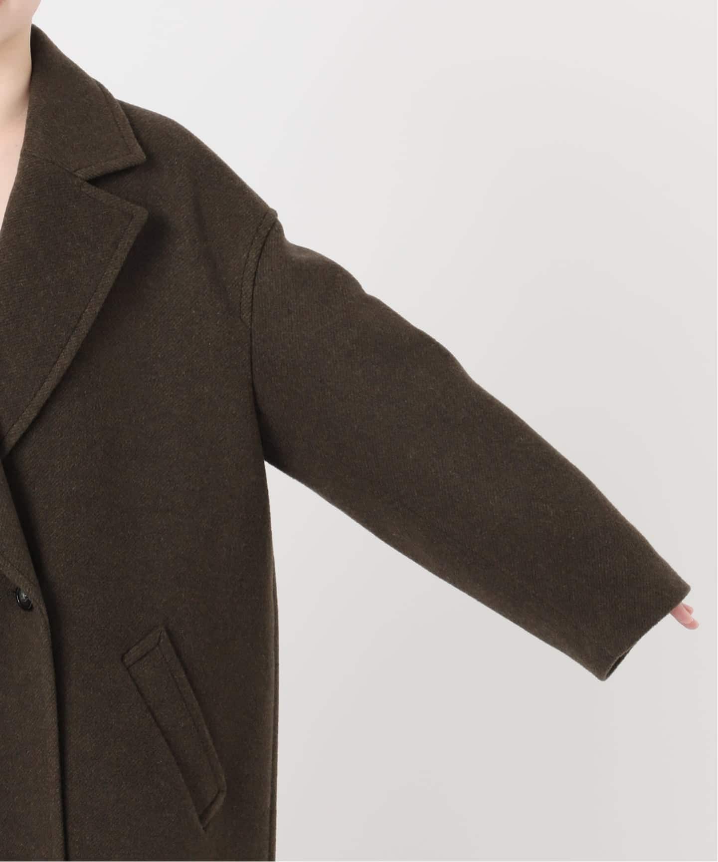 追加》SUPER120/MANTECOオーバーコート（その他ブルゾン／アウター