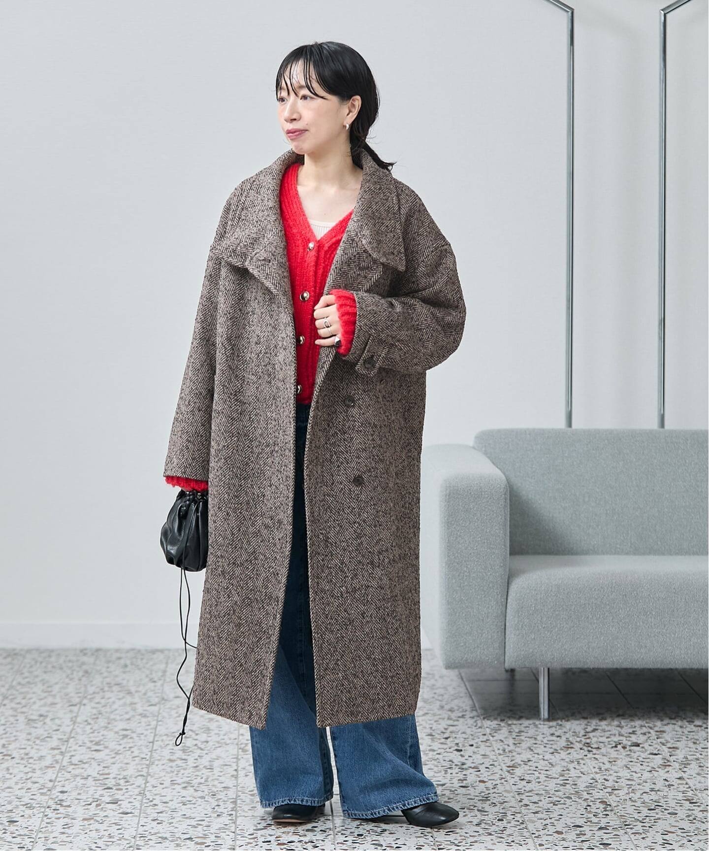 MANTECO/TWEEDスタンドコート（その他ブルゾン／アウター）｜JOURNAL