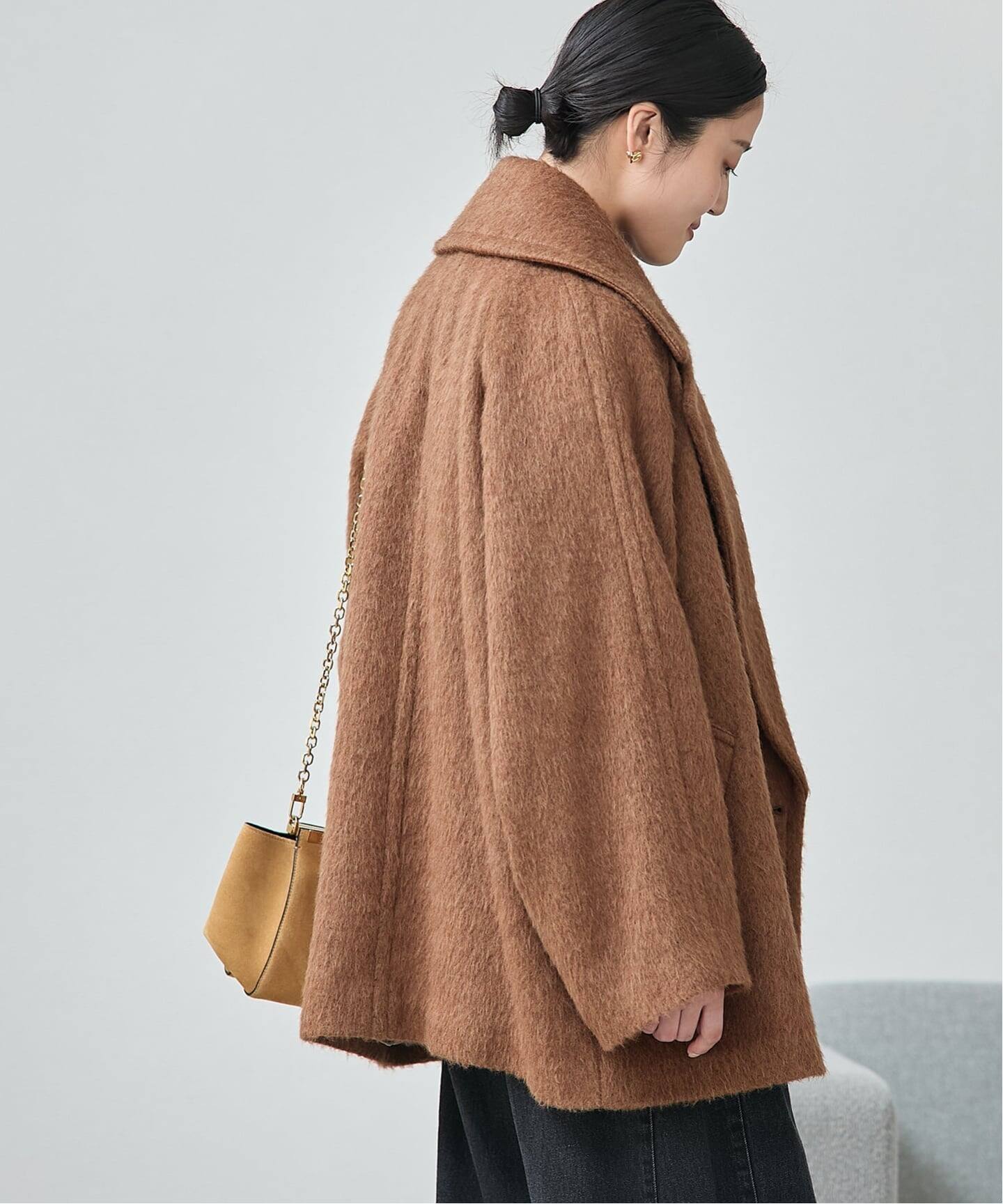 journal standard L'essage ベージュシャギーコート journal standard L'essage（ジャーナルスタンダードレサージュ