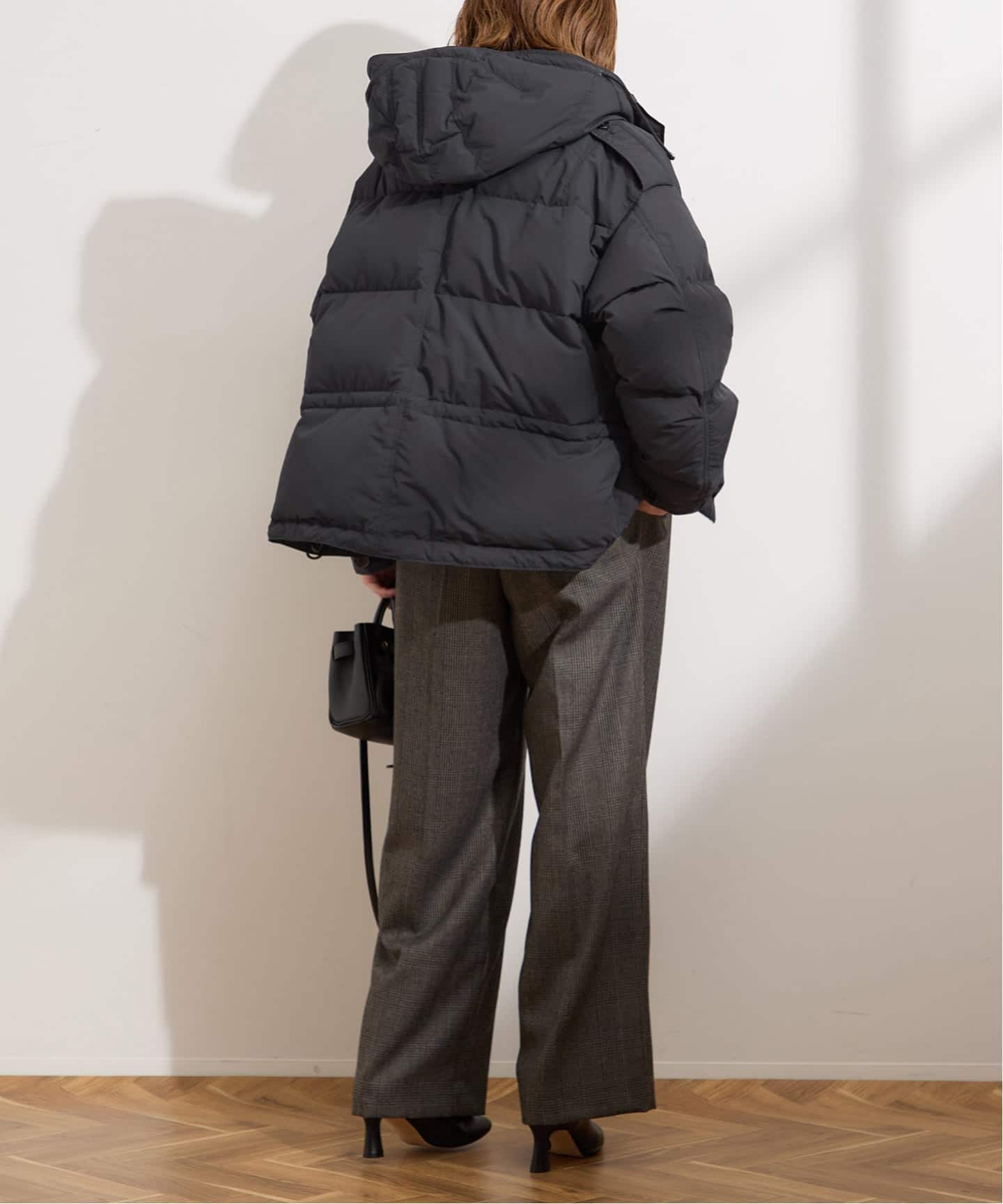 STAMMBAUM×LESSAGE別注　ショートダウン　ベージュ　美品 追加予約》【STAMMBAUM】*LESSAGEショートダウンコート（ダウン