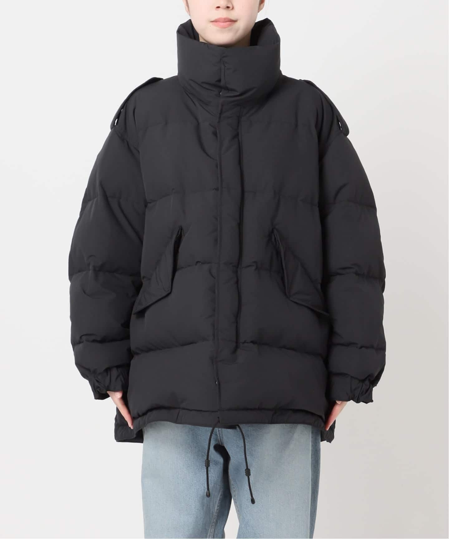 STAMMBAUM×LESSAGE別注　ショートダウン　ベージュ　美品 追加予約》【STAMMBAUM】*LESSAGEショートダウンコート（ダウン