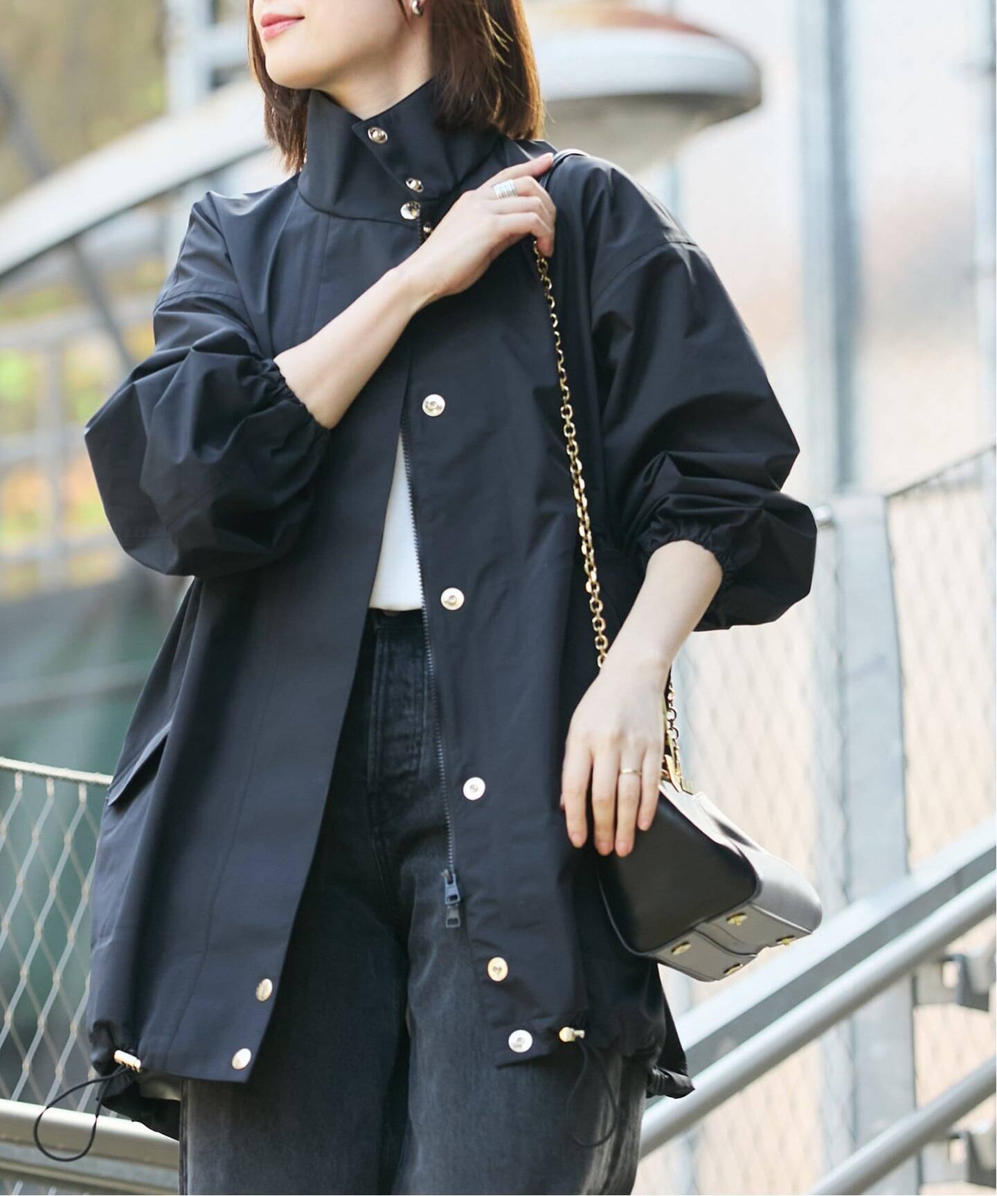 別注》【MACKINTOSH】RAINTEC SKYE STAND COLLAR MID：コート（その他 