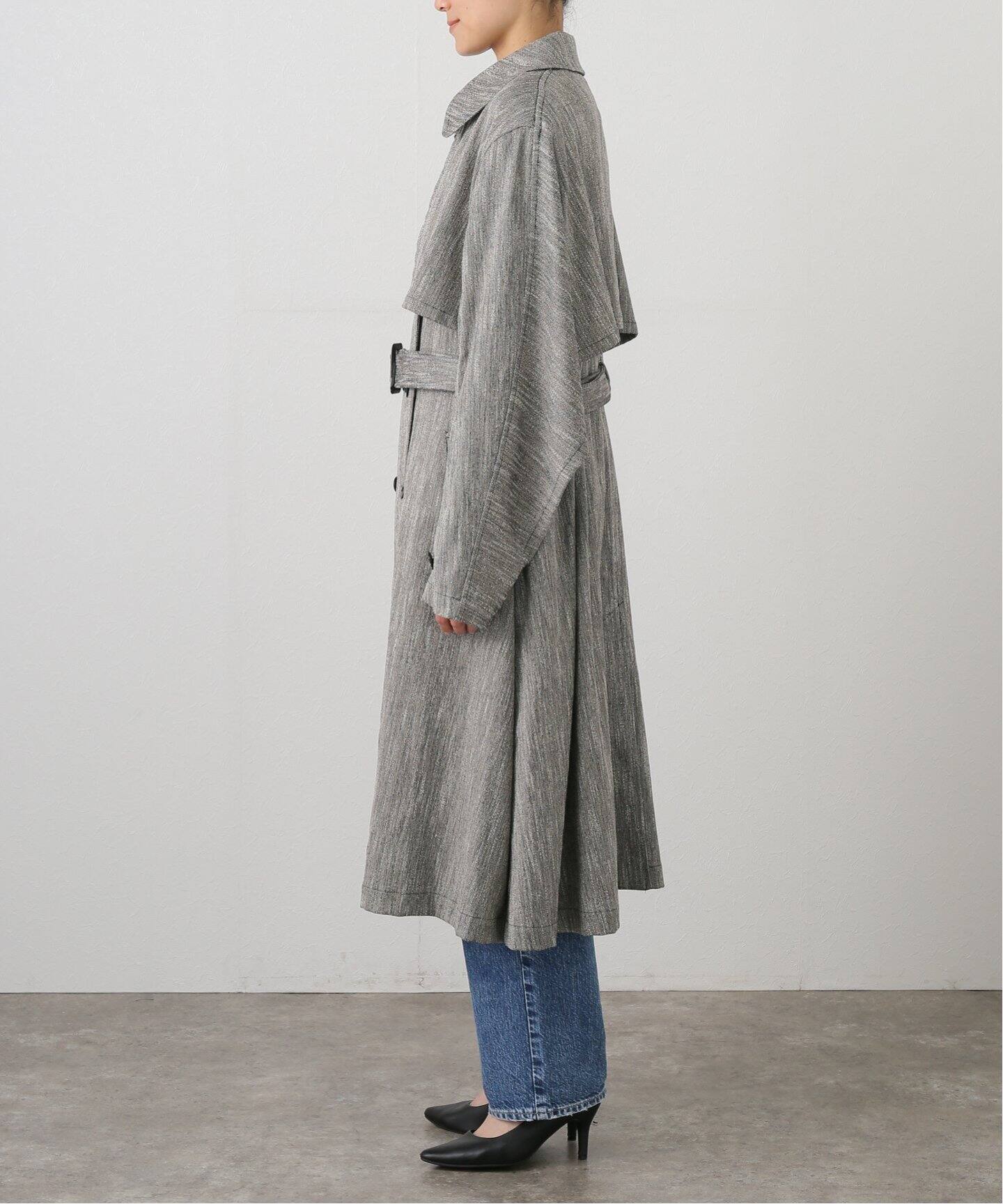 FUMIE TANAKA(フミエタナカ)】cape trench CO：コート（トレンチコート 
