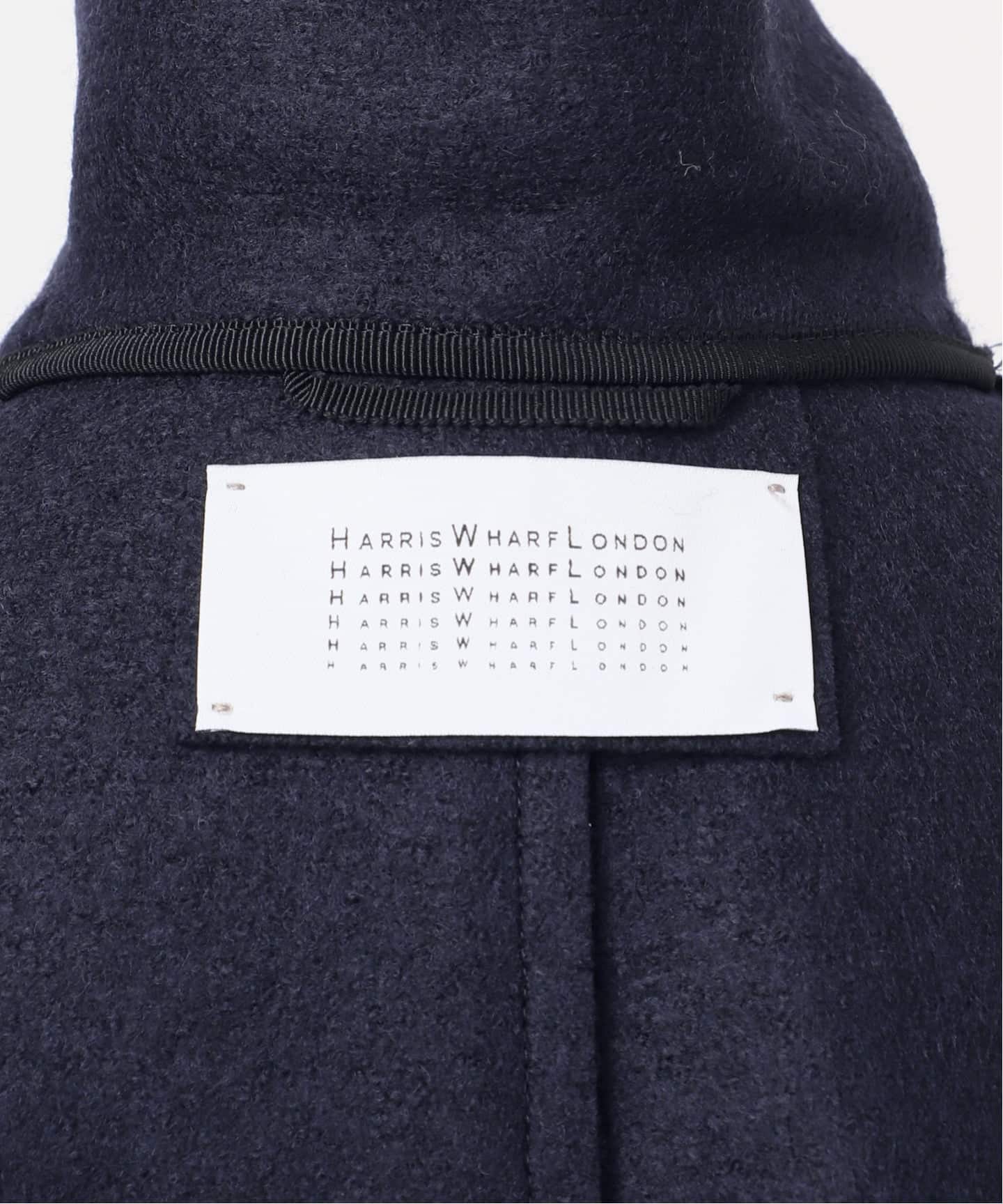 美品 HARRIS WHARF LONDON ドロップショルダー ダブルコート HARRIS WHARF LONDON ドロップショルダー ダブルコート 38