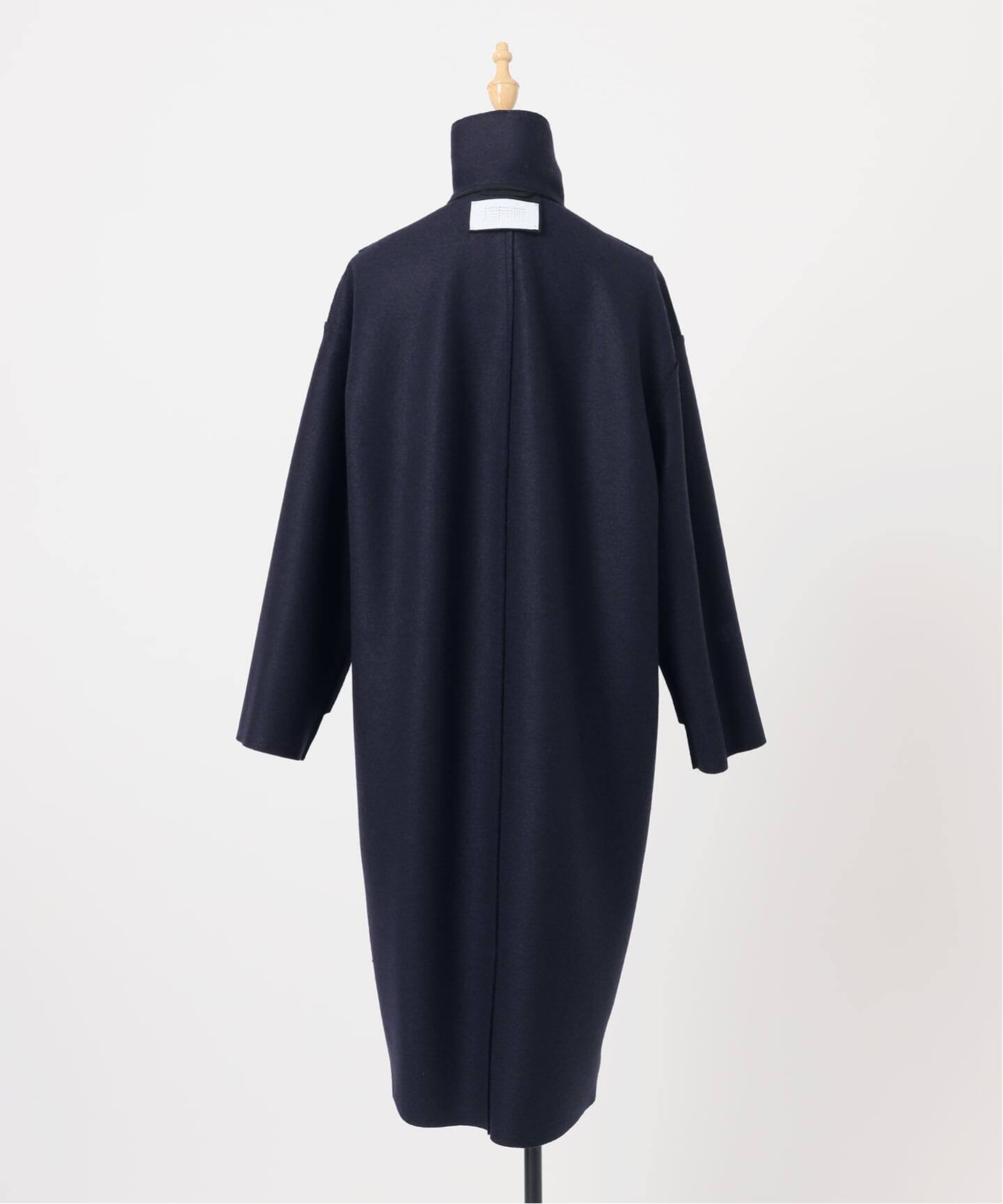 別注【HARRIS WHARF LONDON】Women dropped shoulder d.b co：コート